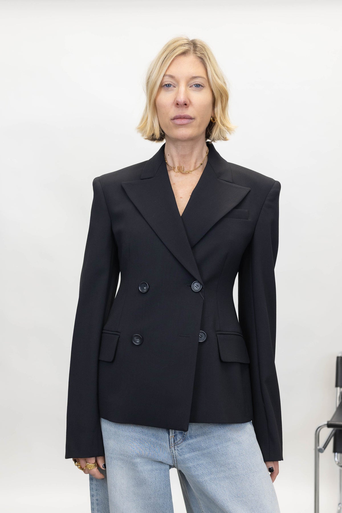 FRESIA BLAZER IN BLACK BLAZER SPORTMAX 