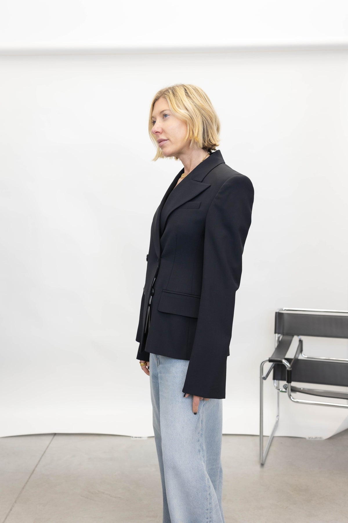 FRESIA BLAZER IN BLACK BLAZER SPORTMAX 