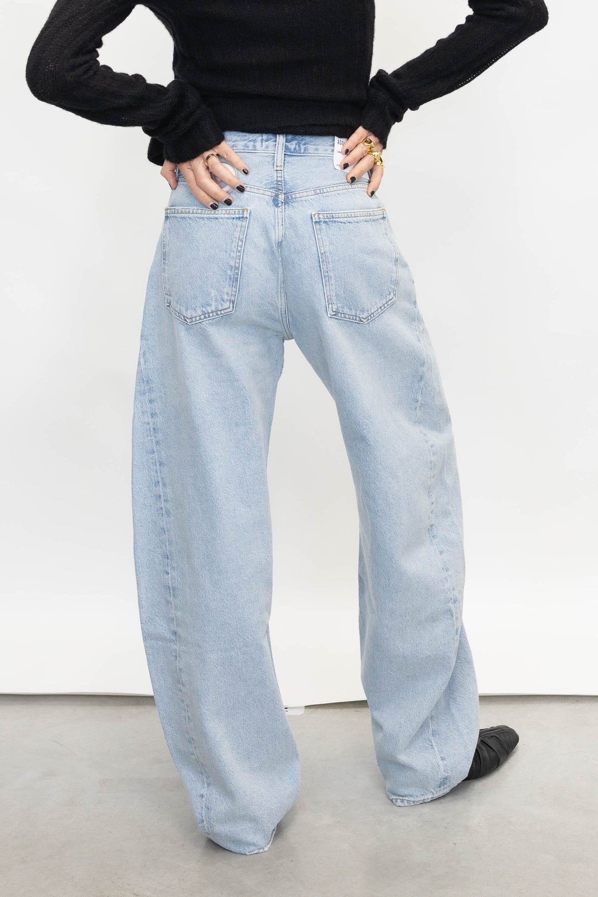 LUNA HIGH RISE TAPER IN ADDITION JEANS AGOLDE 