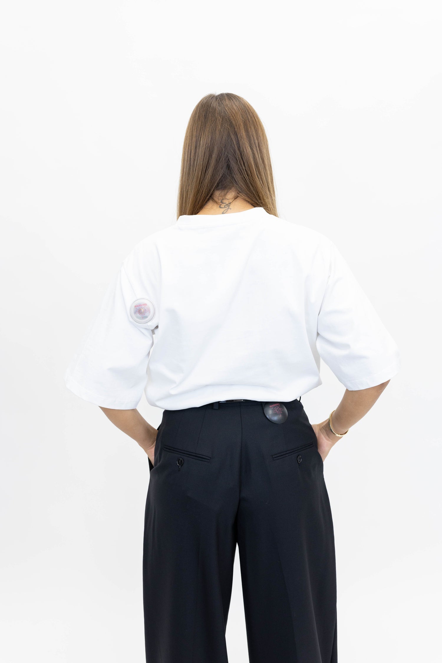 OVERSIZED COTTON T-SHIRT IN WHITE TEES ROHE 