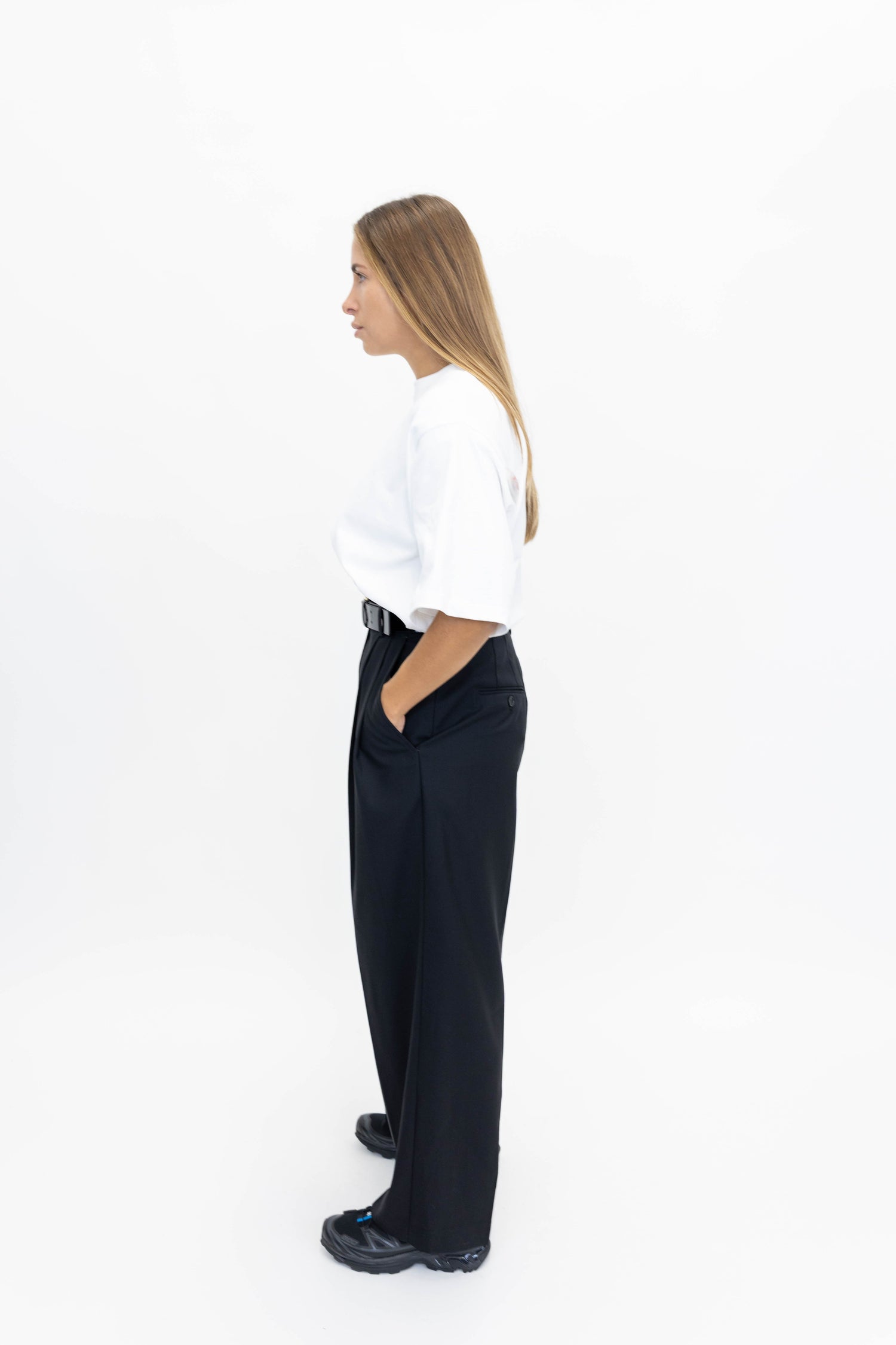 OVERSIZED COTTON T-SHIRT IN WHITE TEES ROHE 