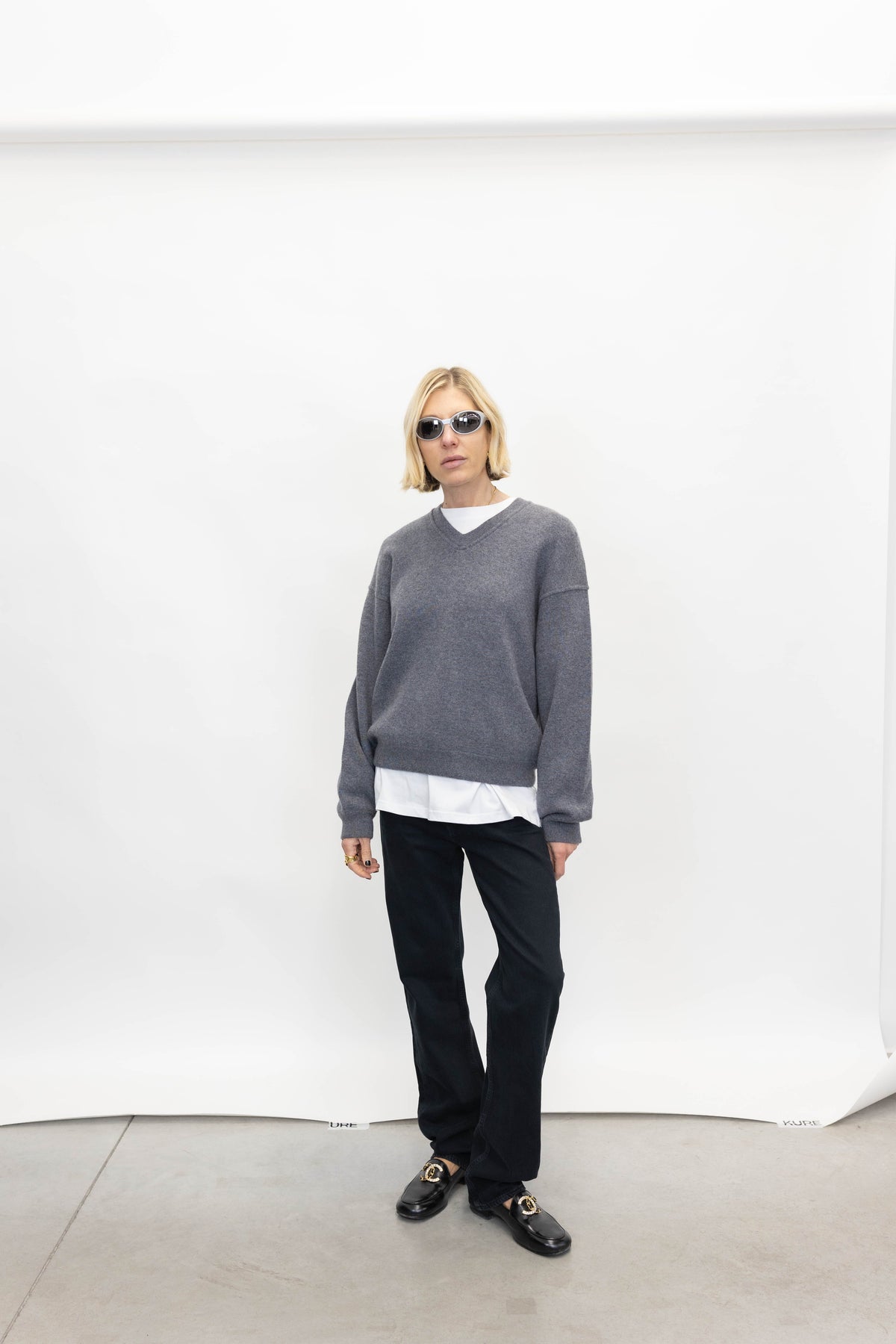 CYRILLA SWEATER IN GRAPHITE SWEATER LISA YANG 