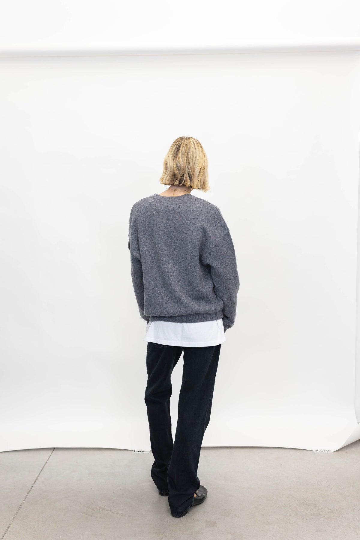 CYRILLA SWEATER IN GRAPHITE SWEATER LISA YANG 