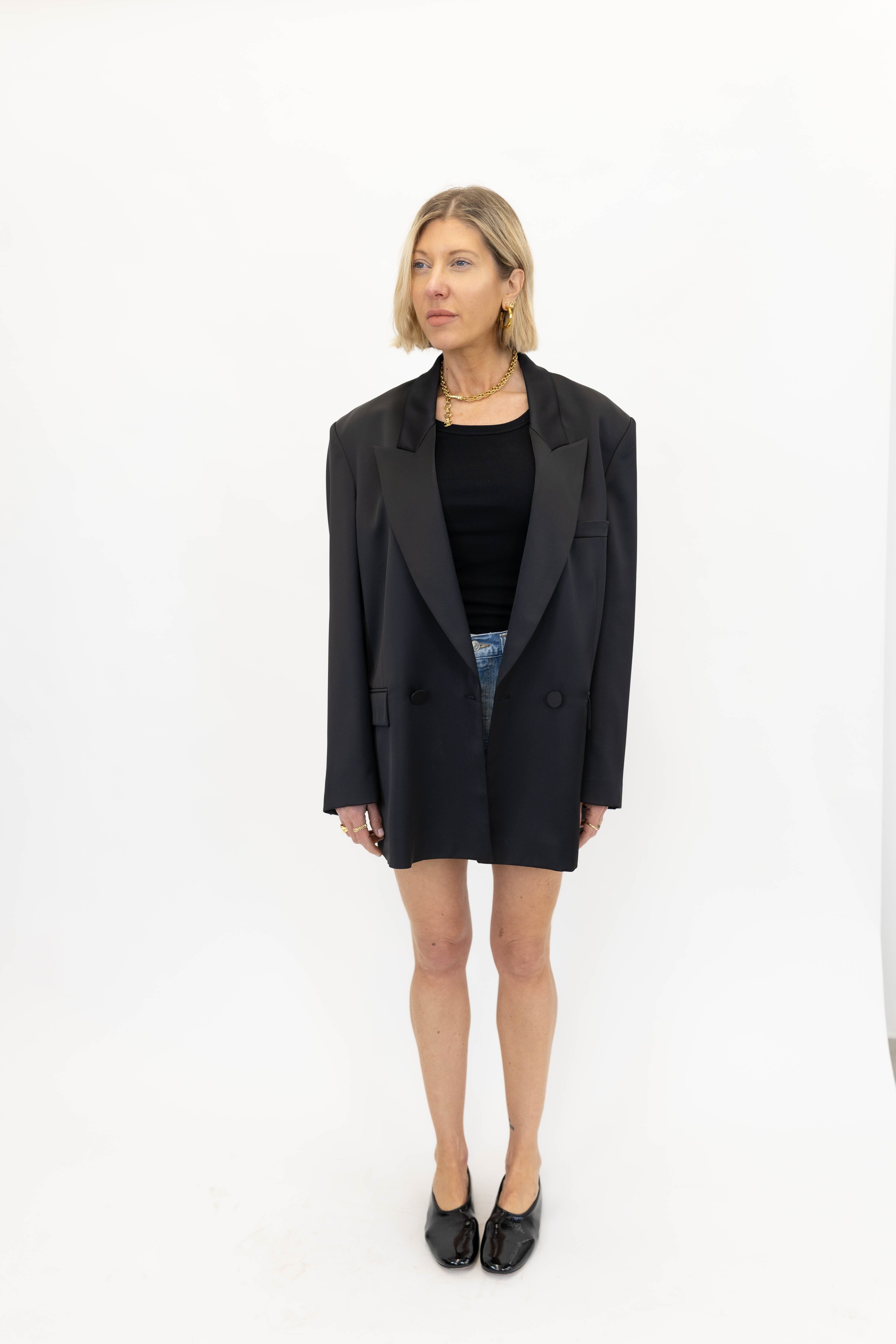 VIRGINIA DOUBLE BREAST OVERSIZE BLAZER BLAZER THE ANDAMANE 