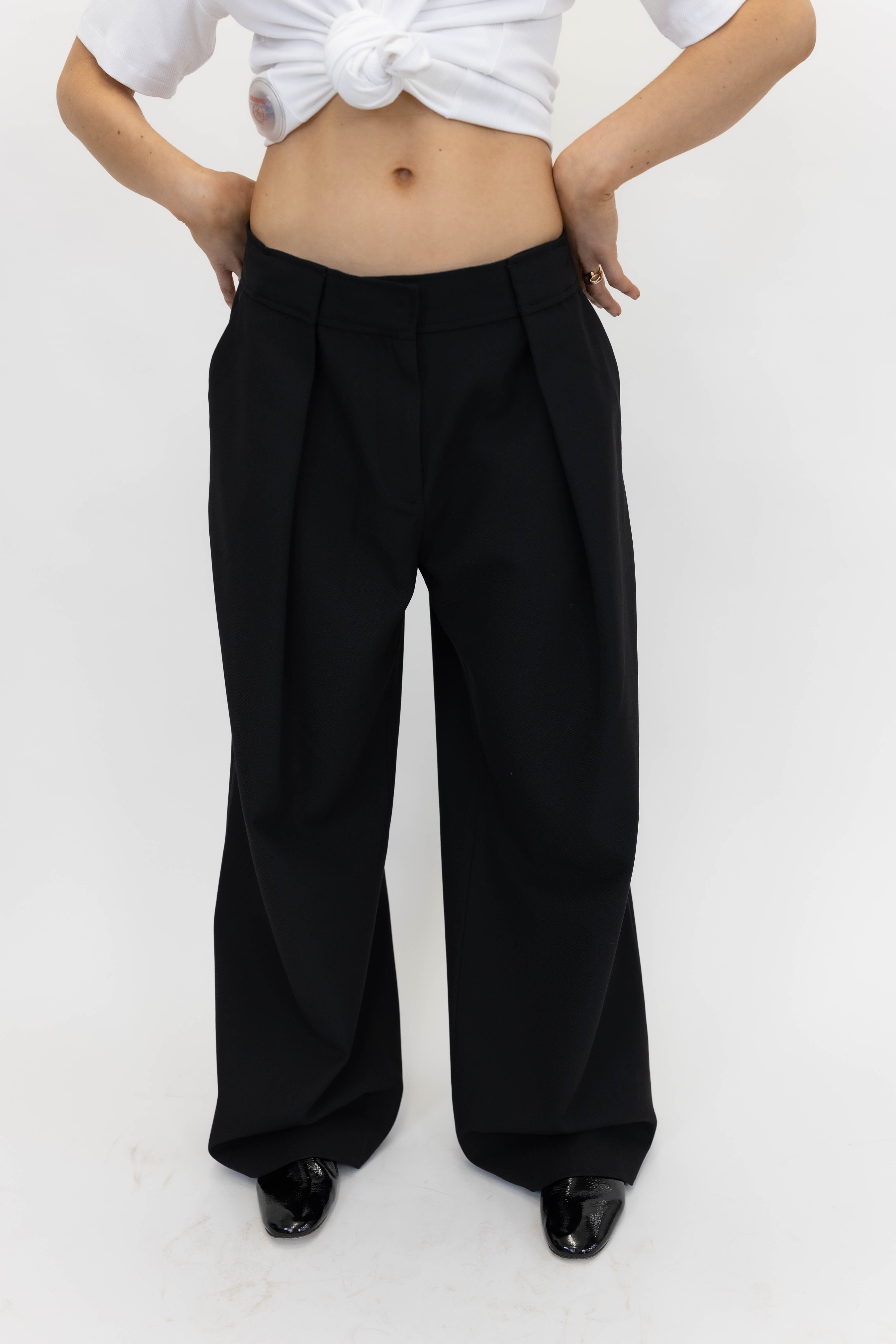 LULU TROUSERS IN BLACK PANTS WON HUNDRED 