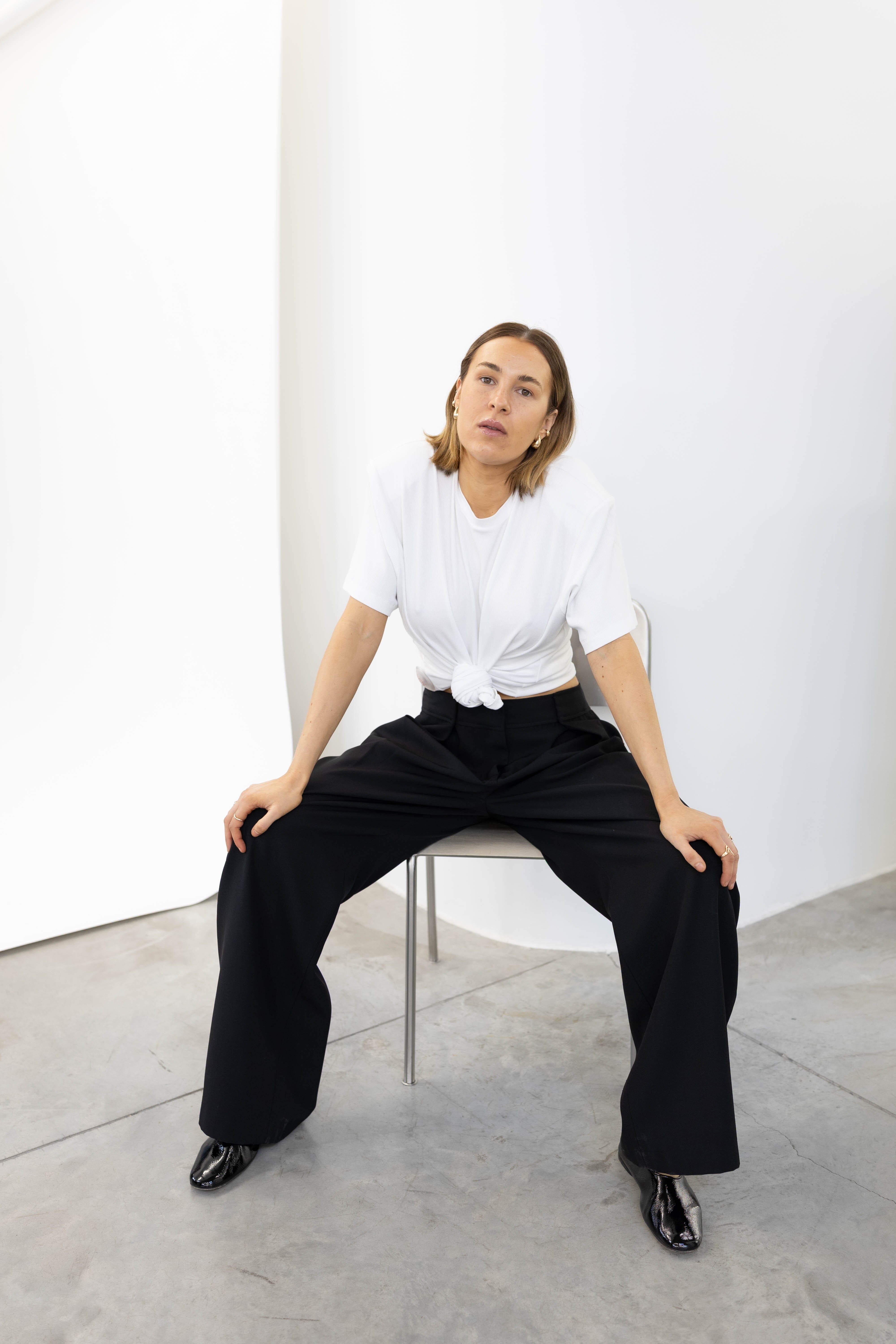 LULU TROUSERS IN BLACK PANTS WON HUNDRED 