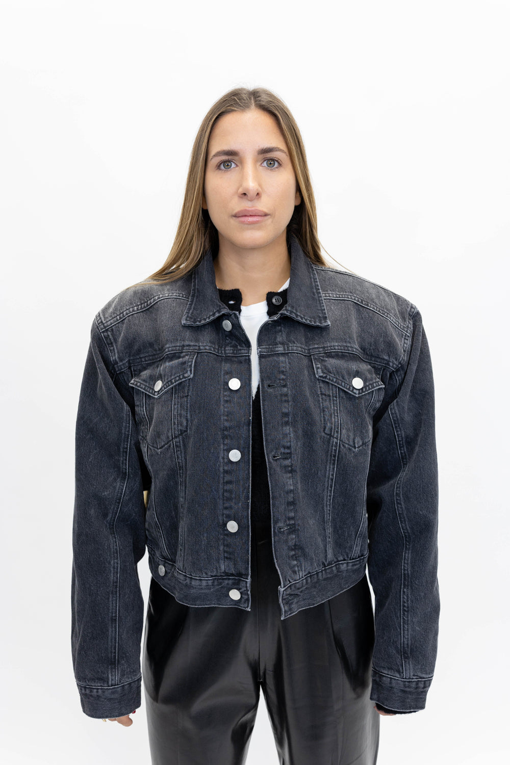 RENEE JACKET IN BLACK WASH JACKET HAIKURE 