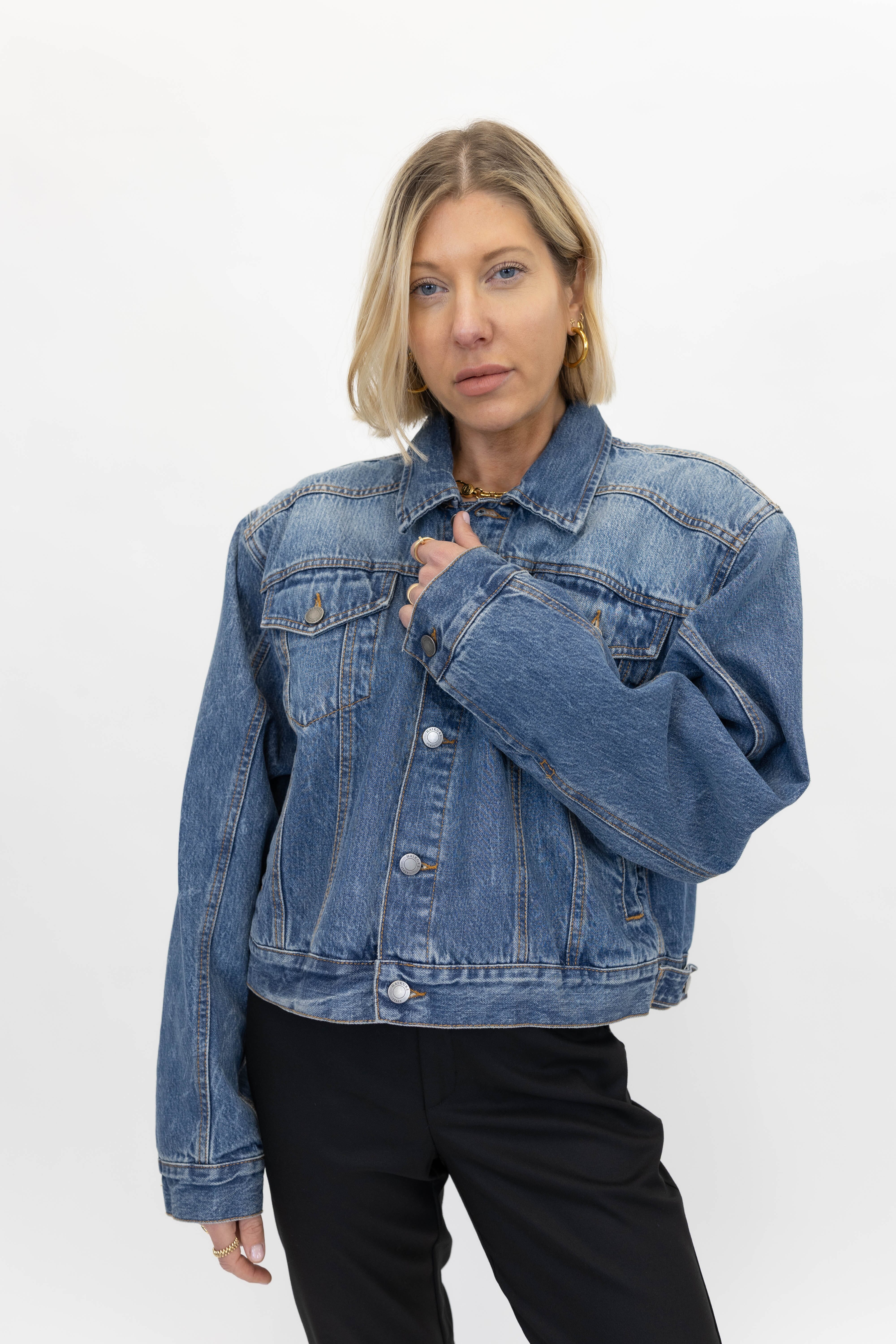 HAIKURE-RENEE JACKET-DARK WASH JACKET HAIKURE 