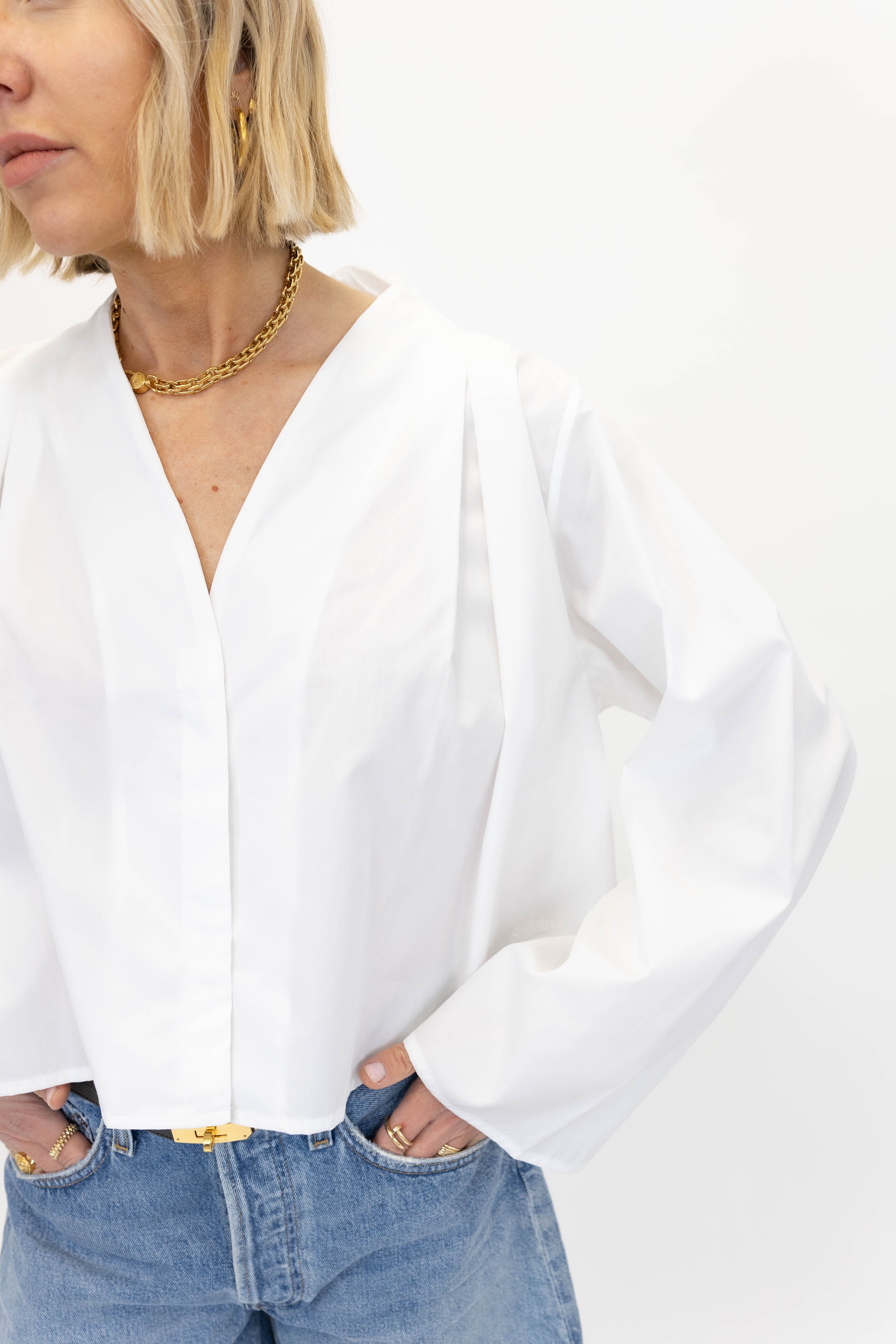 JAYLENE SHIRT IN WHITE SHIRT STYLEIN 