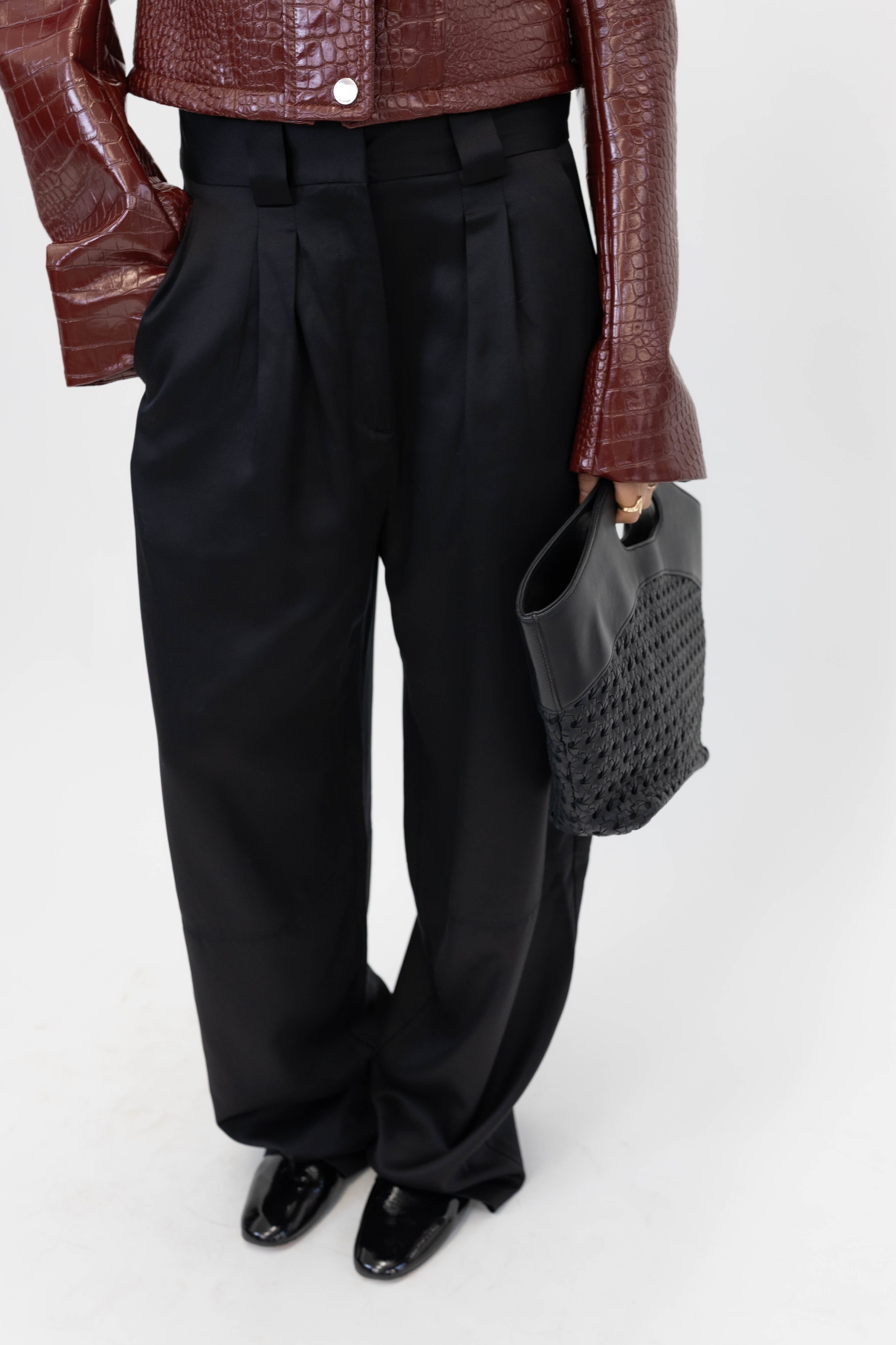 RAF LEATHER BAG IN BLACK BAG ONE&OTHER 