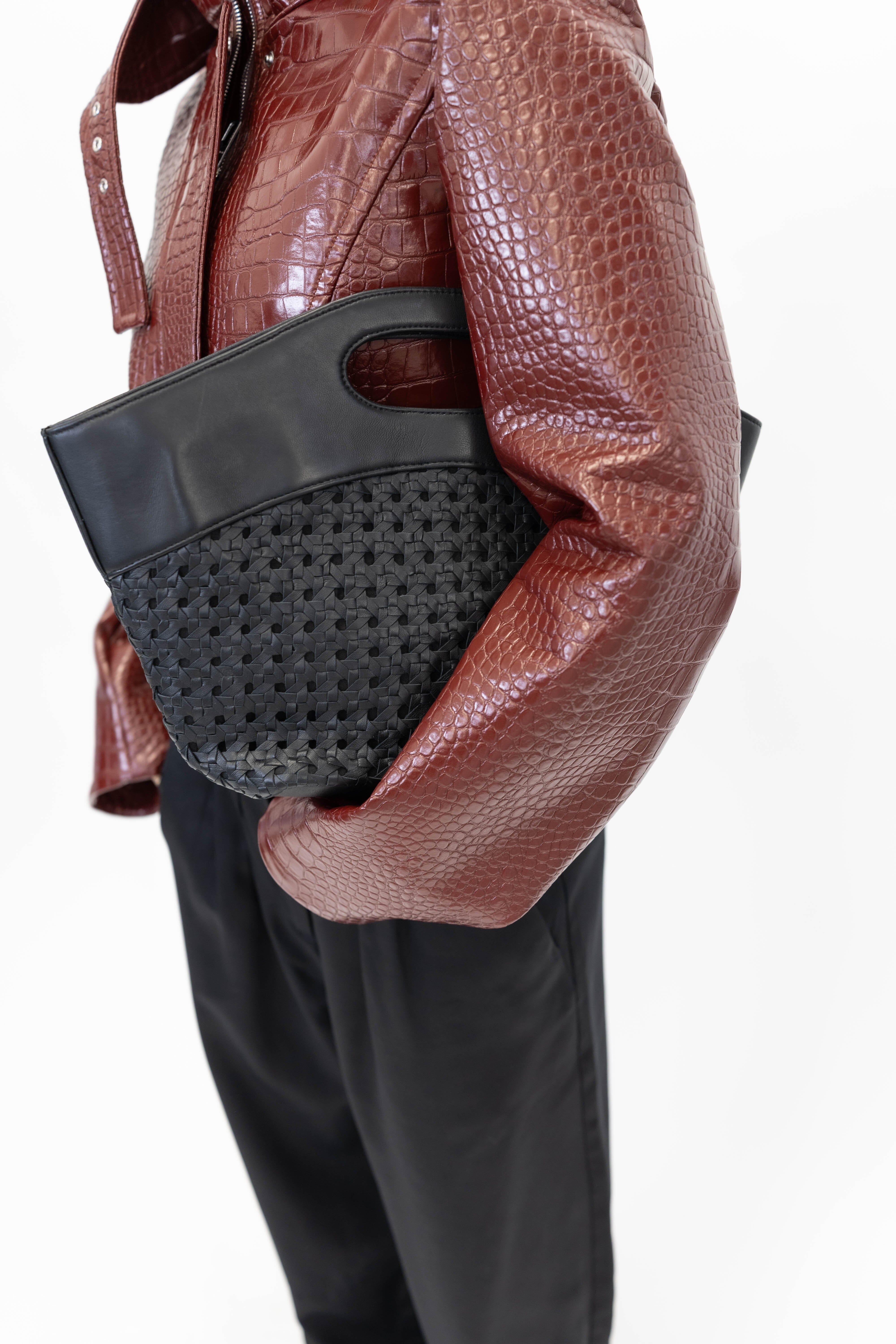 RAF LEATHER BAG IN BLACK BAG ONE&OTHER 