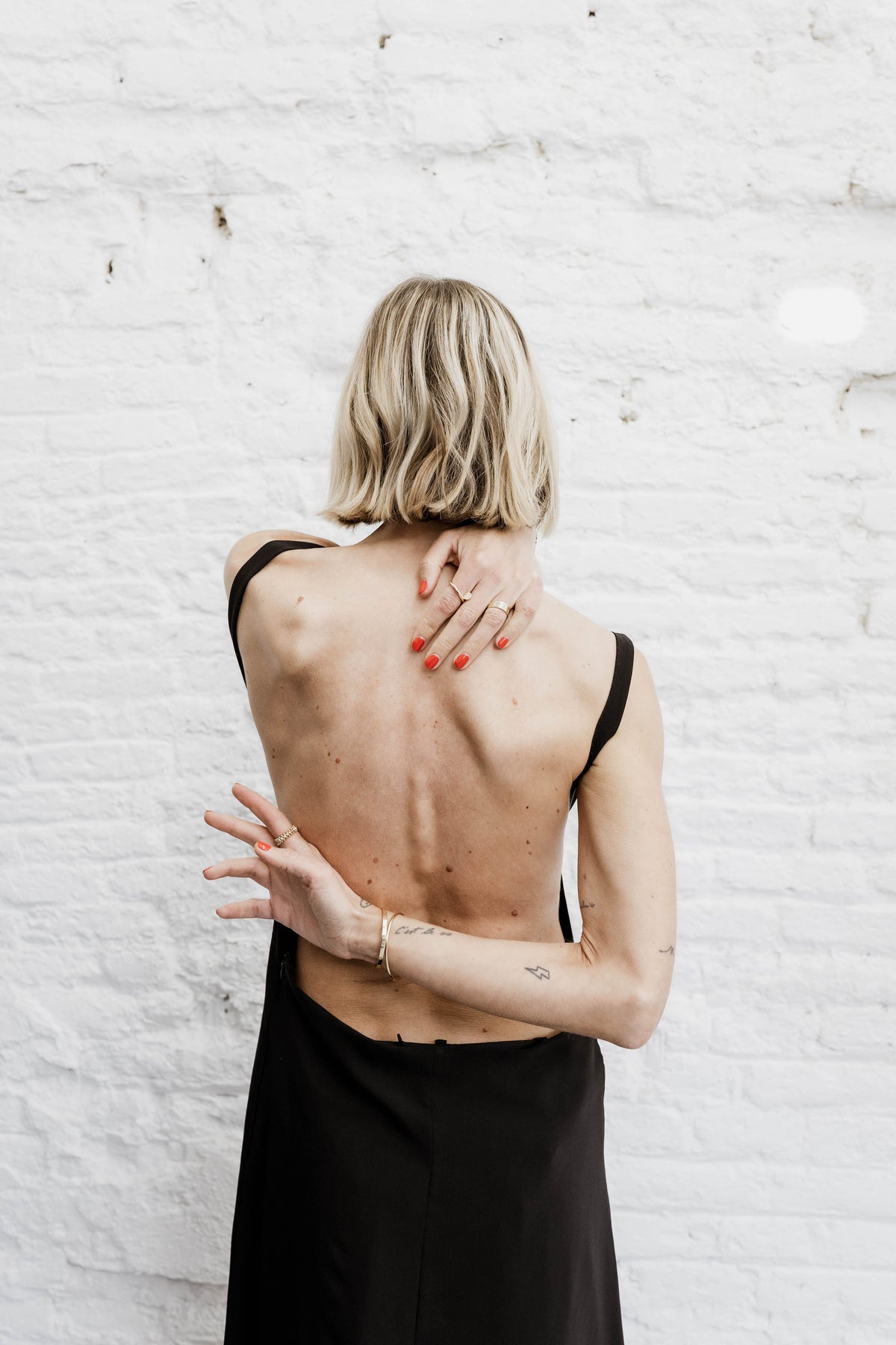 OPEN BACK TOP IN BLACK TOP STUDIO CUT 