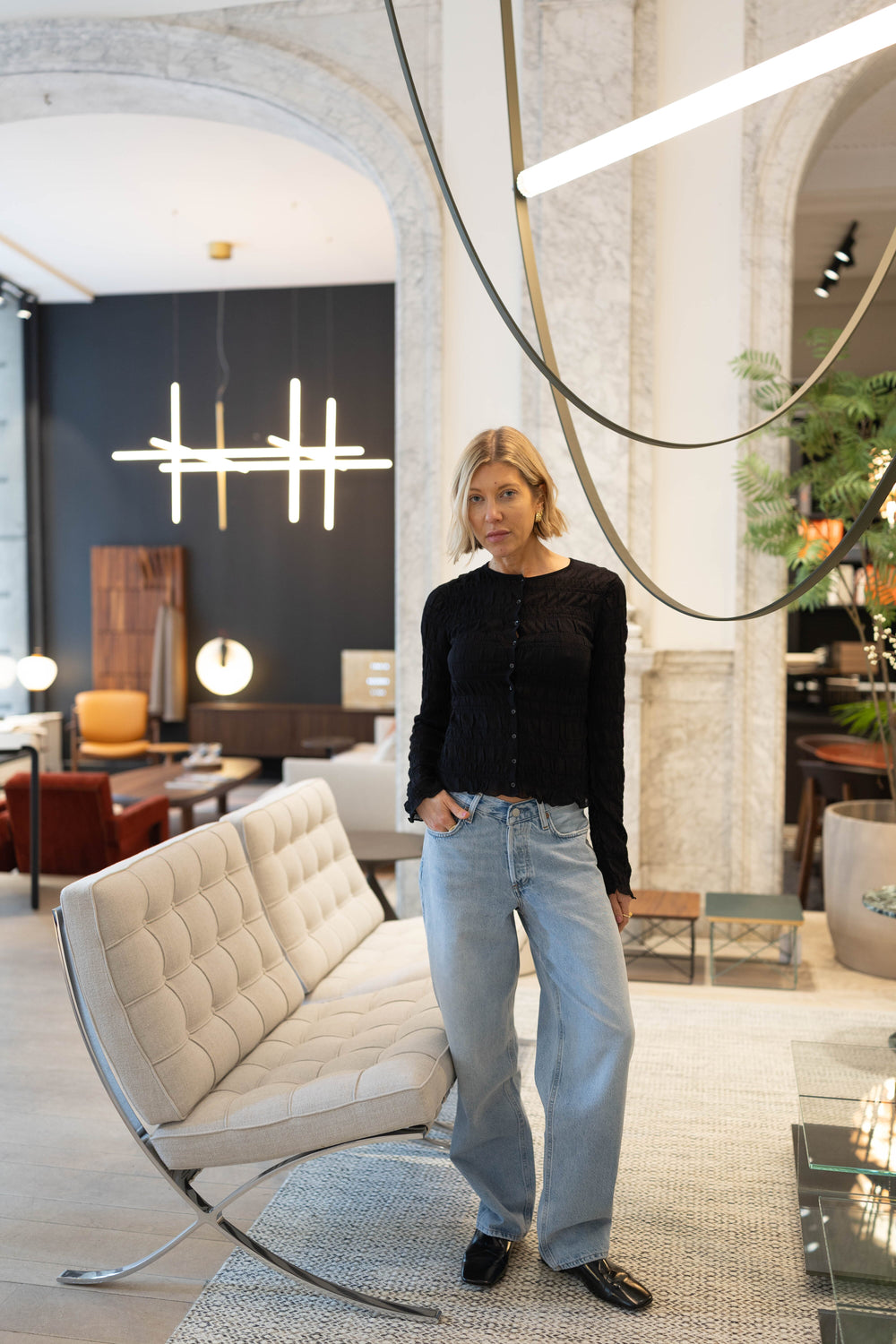 EBBA CARDIGAN IN BLACK CARDIGAN BY MALENE BIRGER 