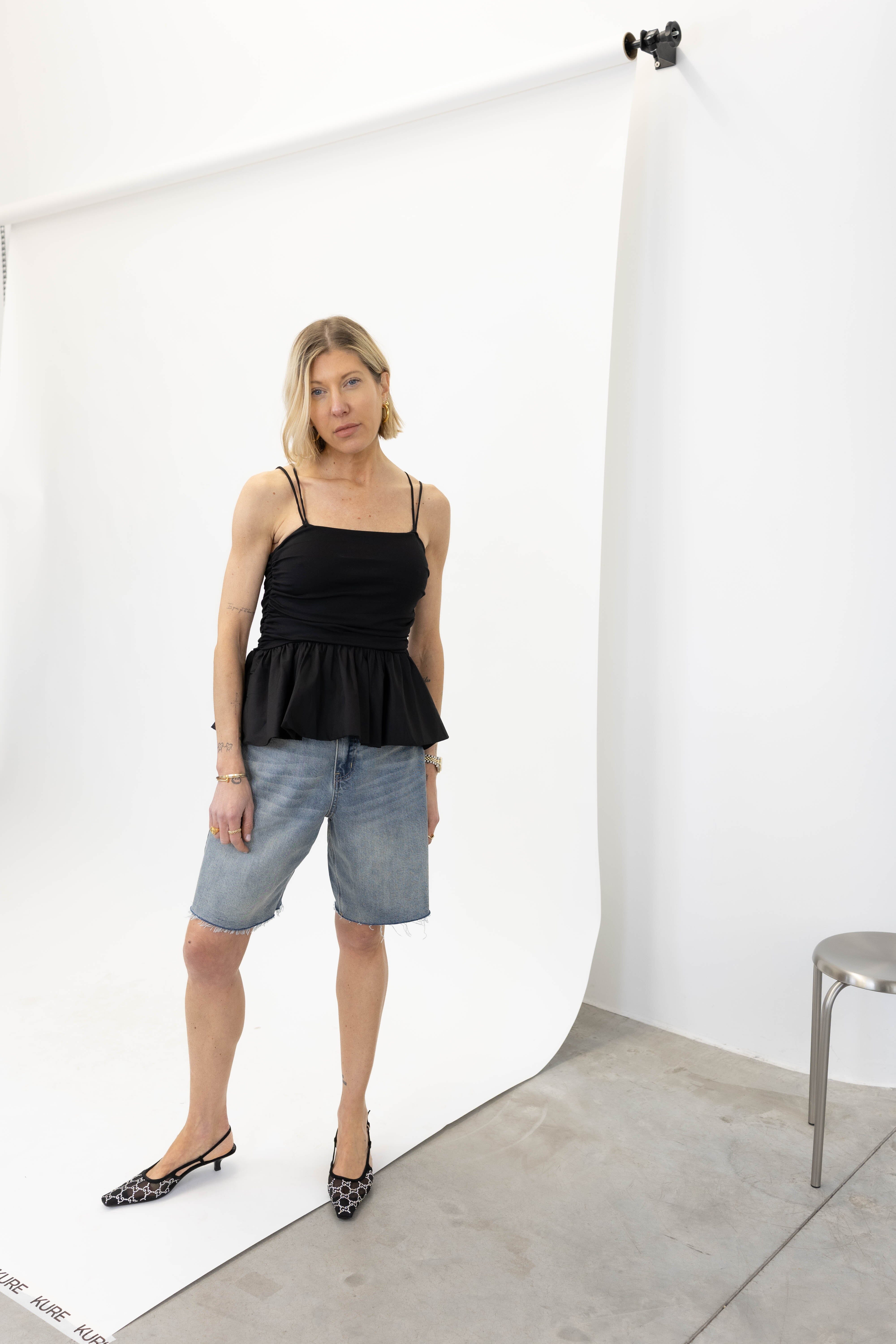 ERIN TOP IN BLACK TOP GESTUZ 