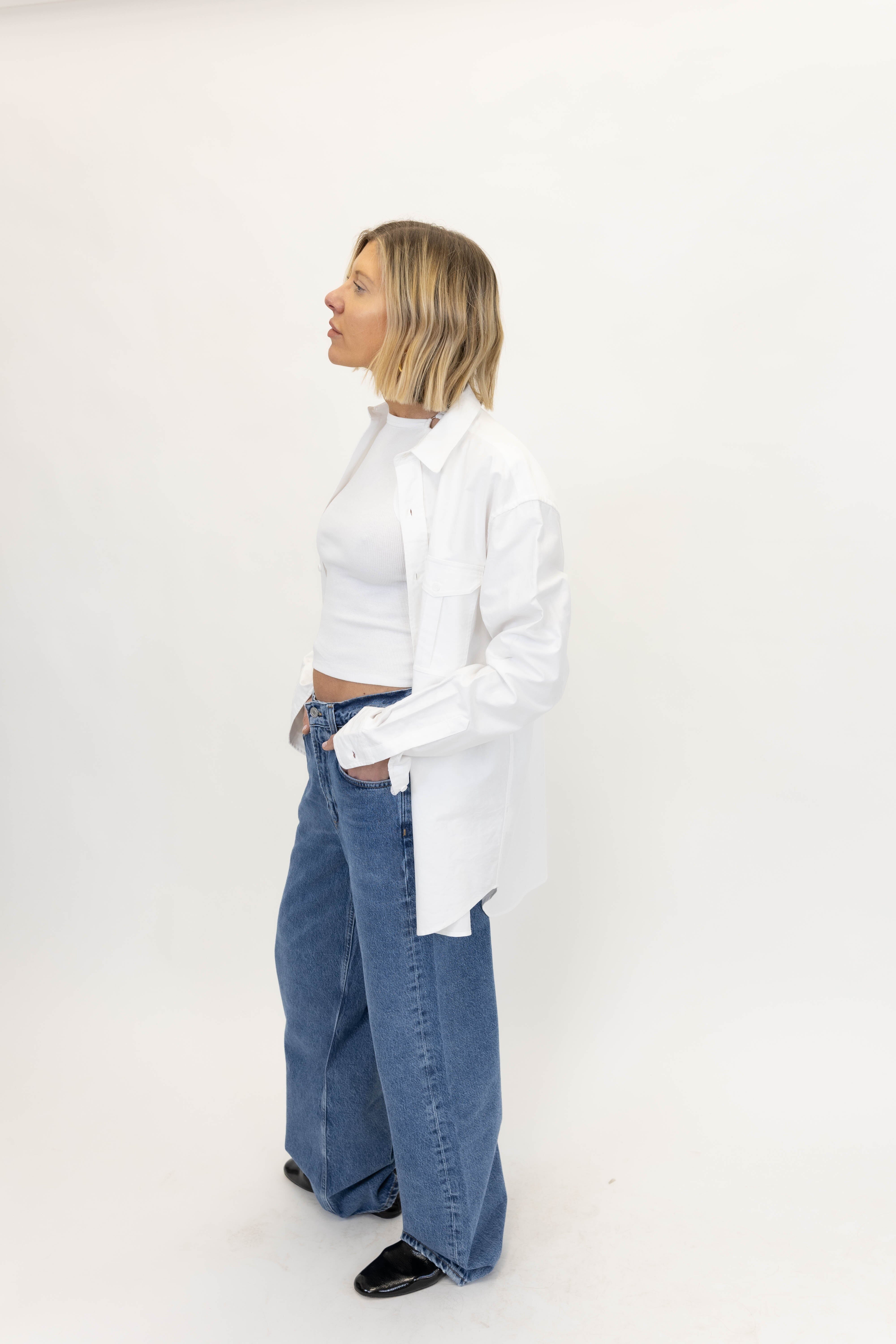 LOW CURVE JEAN IN MYTH JEANS AGOLDE 