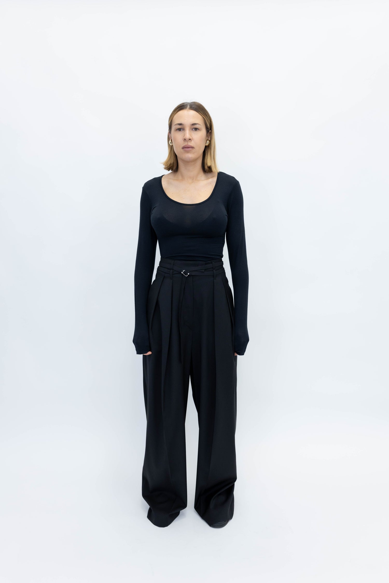 DAMY LS TEE IN BLACK T-SHIRT GESTUZ 