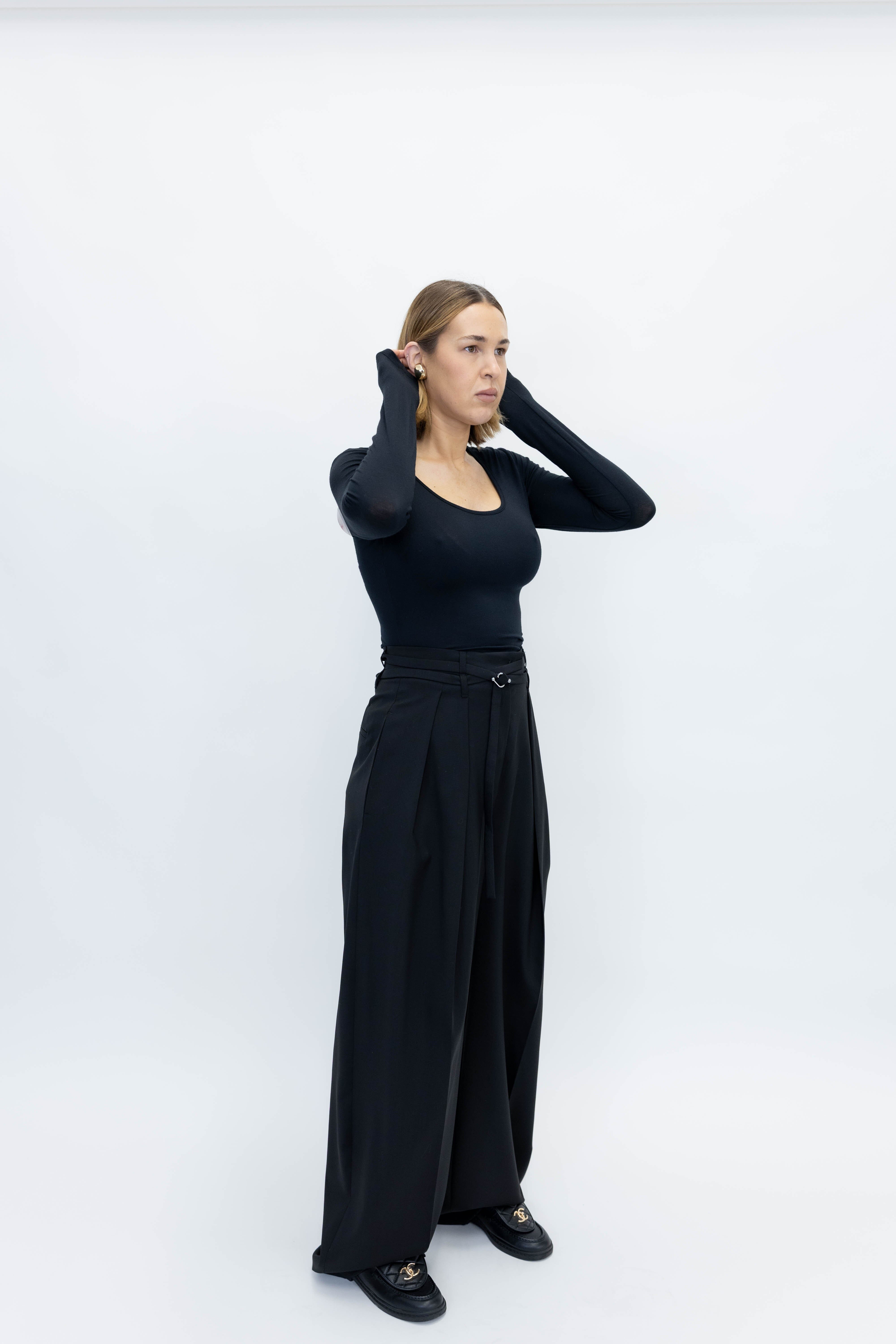 DAMY LS TEE IN BLACK T-SHIRT GESTUZ 