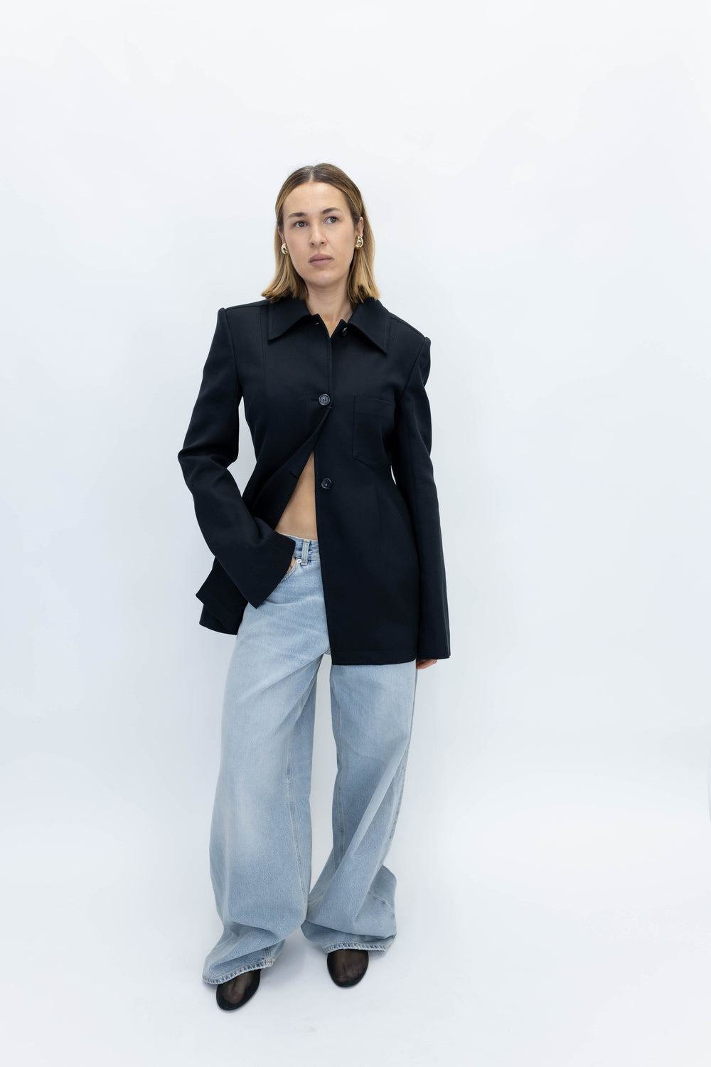 OTTELIA BLAZER IN BLACK BLAZER MAXMARA 