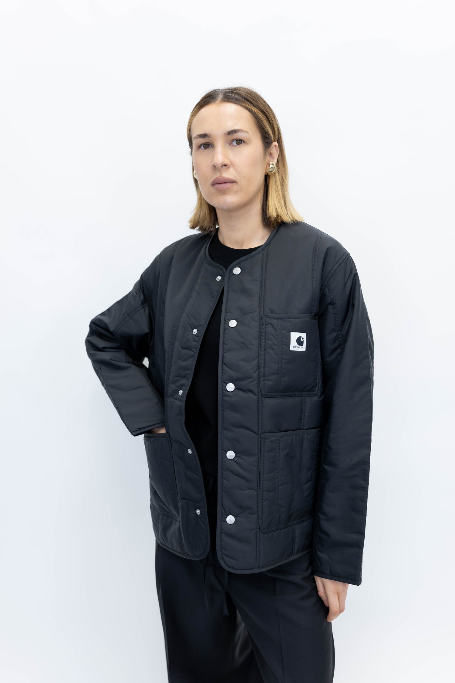 KYLAN LINER JACKET IN BLACK JACKET CARHARTT 