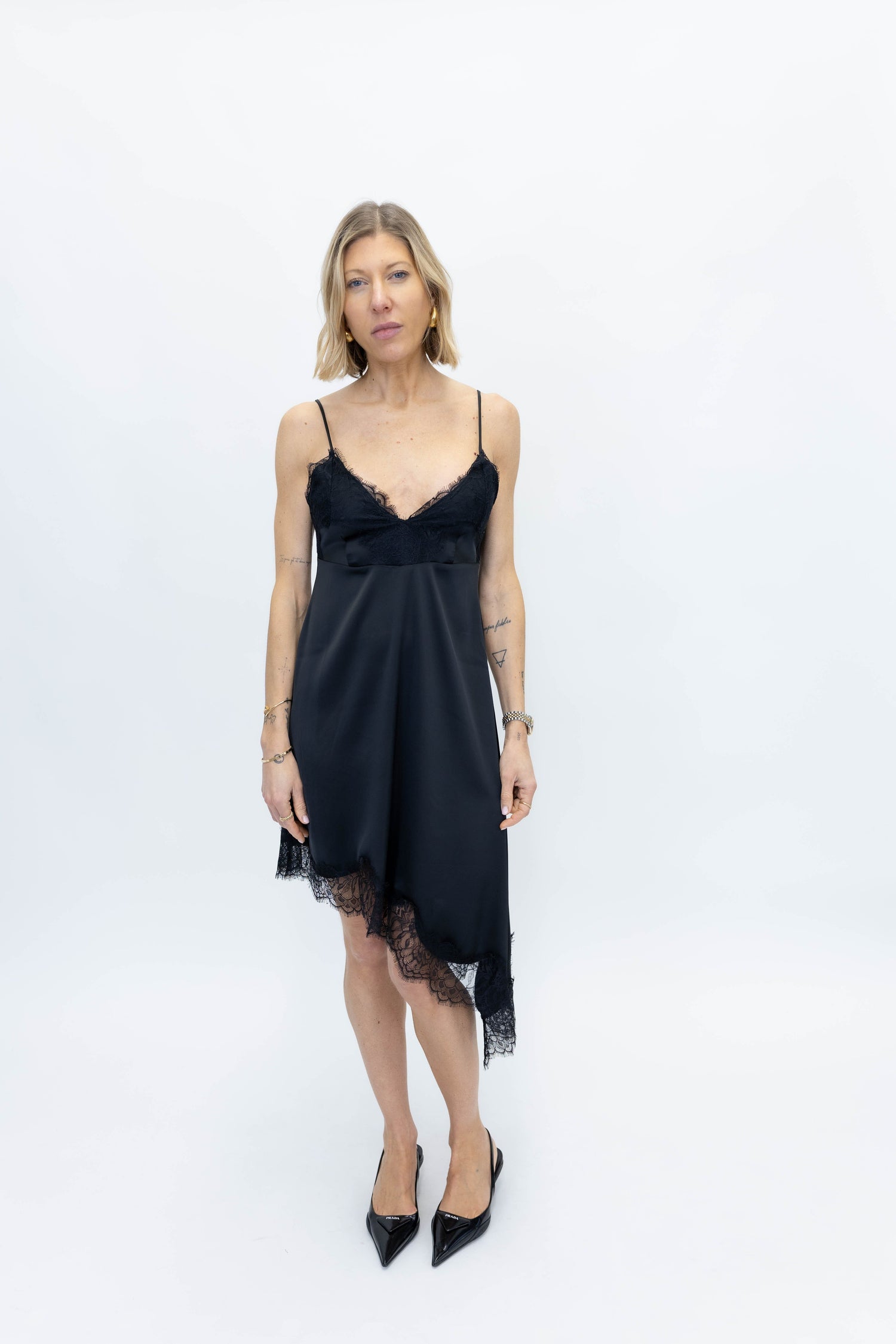 LALOU DRESS IN BLACK DRESS GESTUZ 