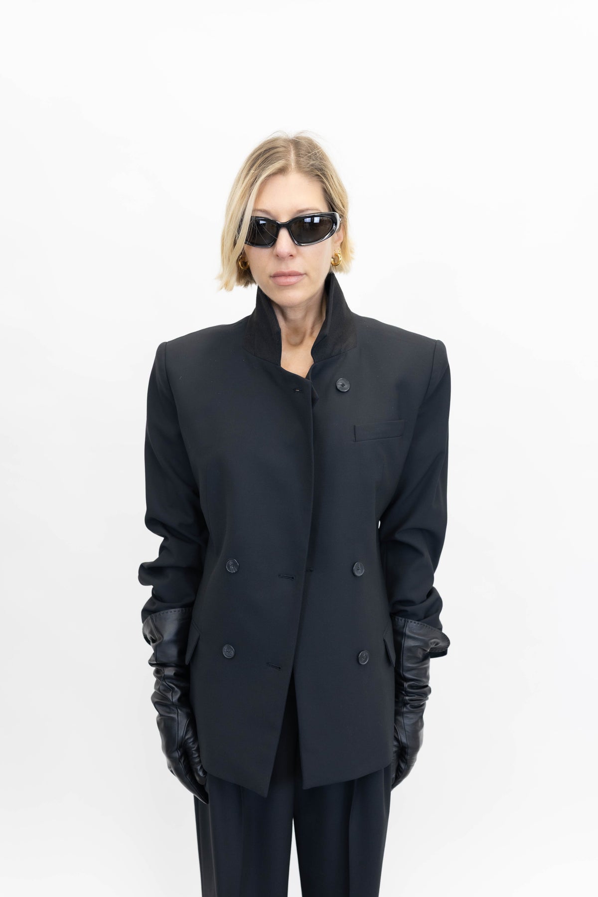 GEMILO LEATHER GLOVES IN BLACK GLOVES BY MALENE BIRGER 