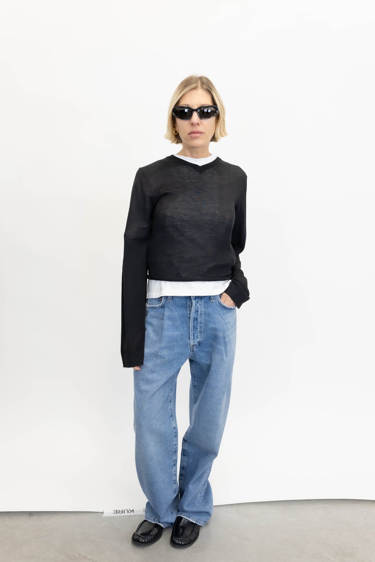 INFINI PULLOVER IN BLACK PULLOVER IRO 