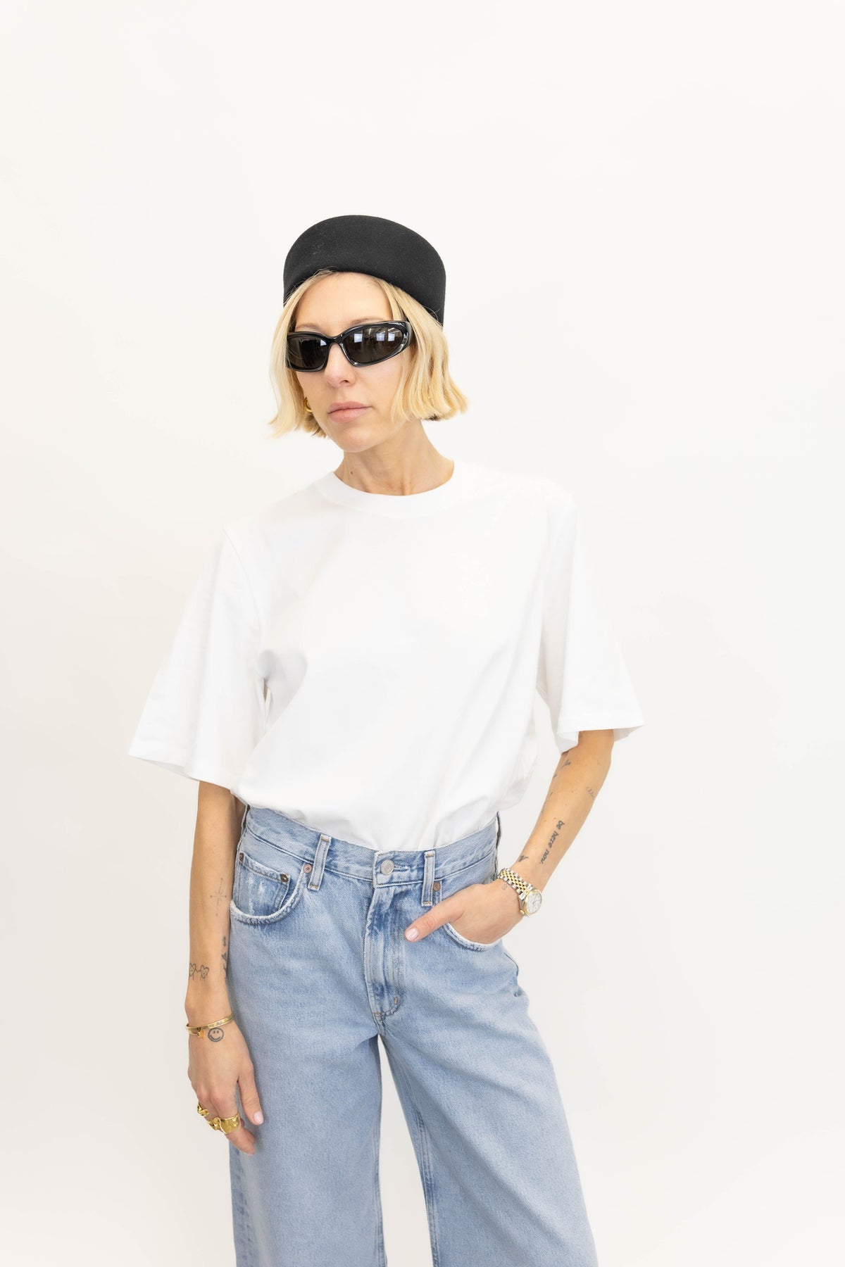 HEDIL T-SHIRT IN WHITE T-SHIRT BY MALENE BIRGER 