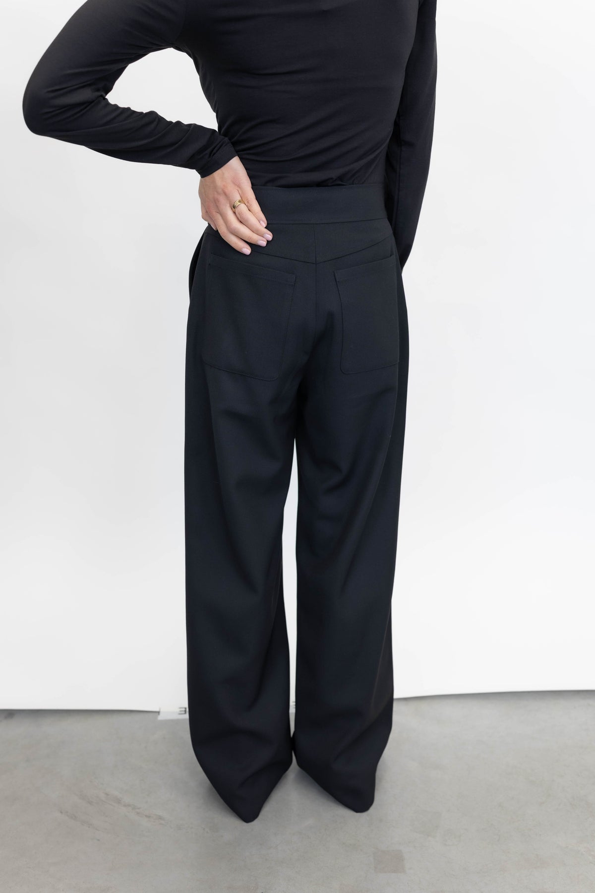 LULU TROUSERS IN BLACK PANTS WON HUNDRED 
