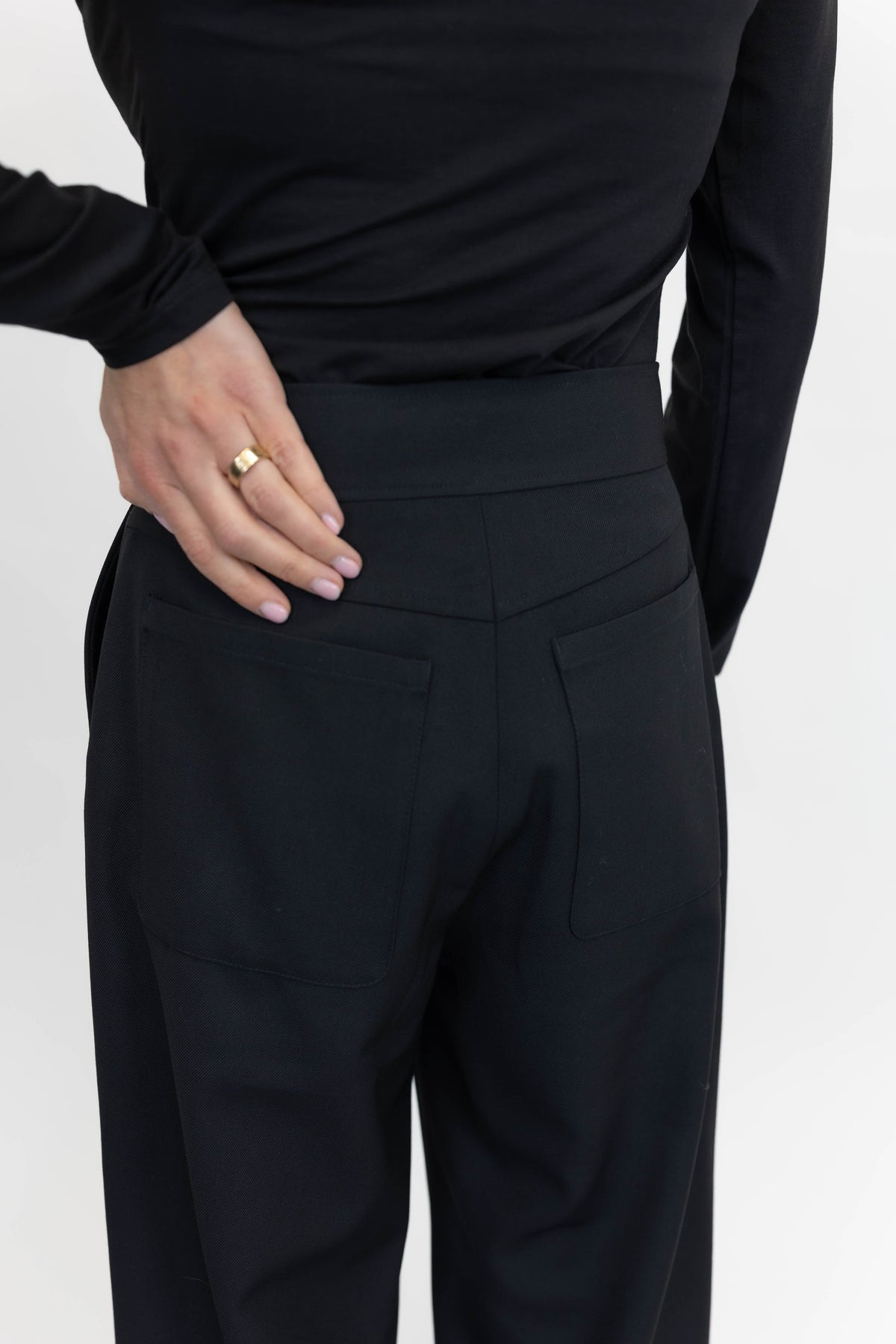LULU TROUSERS IN BLACK PANTS WON HUNDRED 