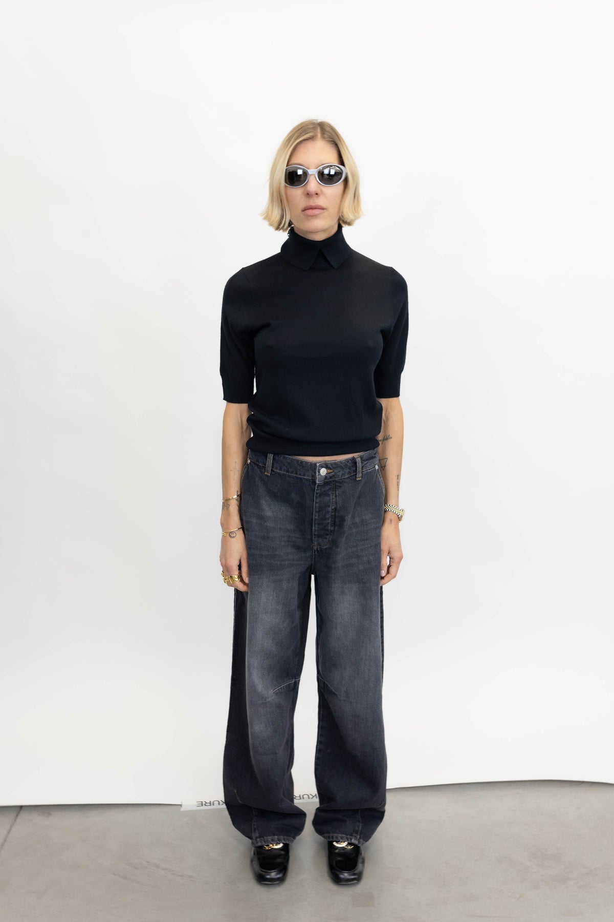 ESME DENIM JEANS IN BLACK JEANS HERSKIND 