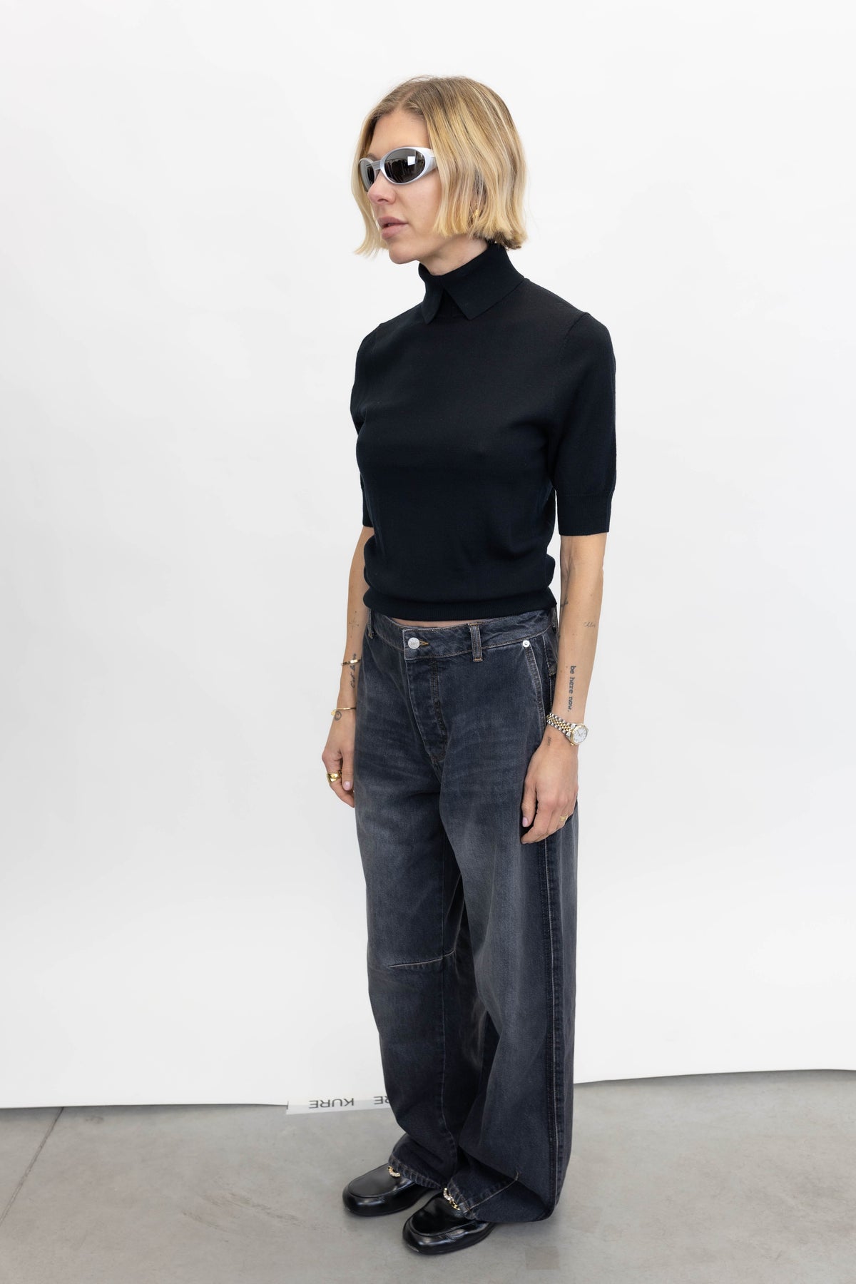 ESME DENIM JEANS IN BLACK JEANS HERSKIND 