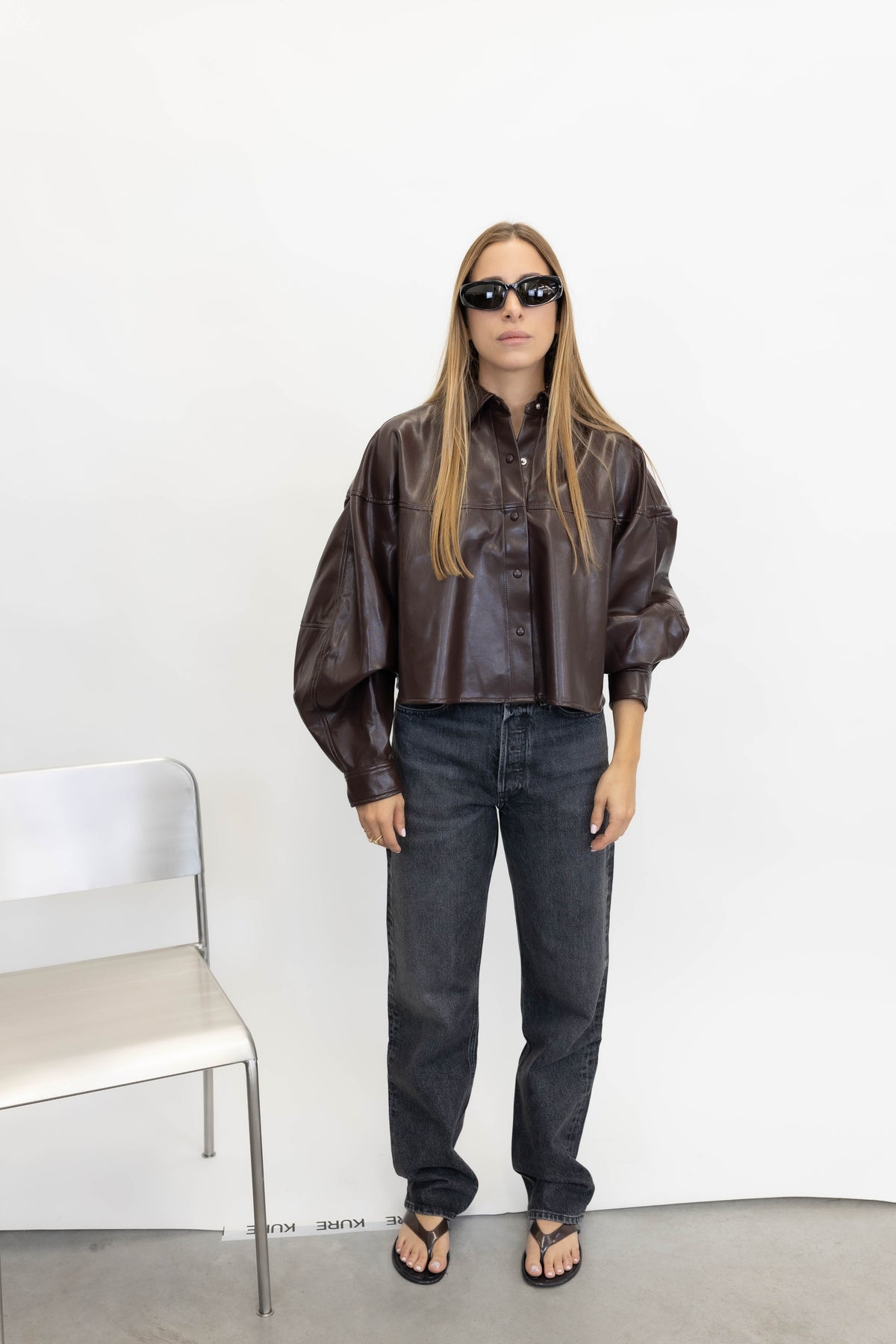 AGNES SHIRT IN MADERA SHIRT AGOLDE 