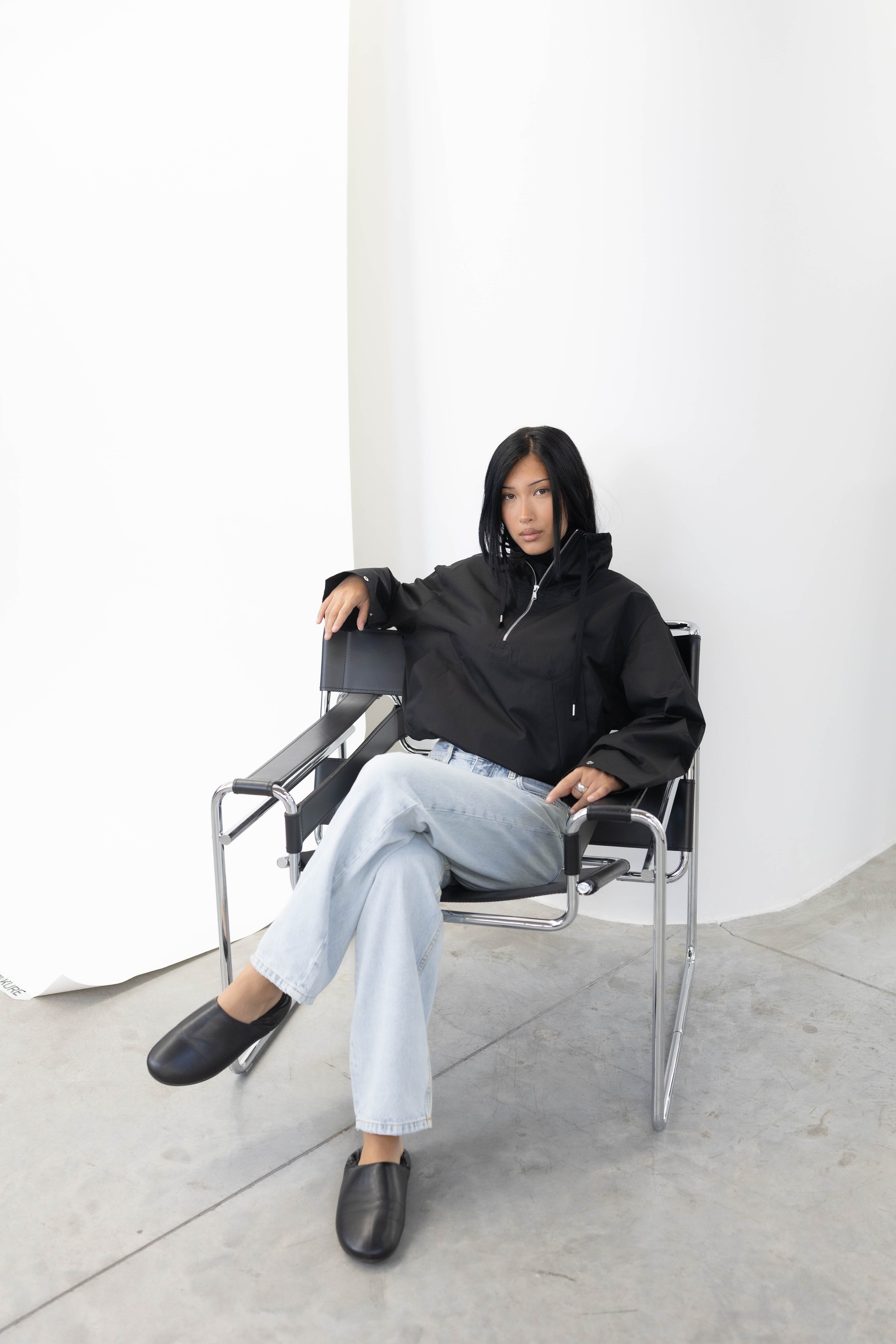 LYDIA JACKET IN BLACK JACKET AGOLDE 
