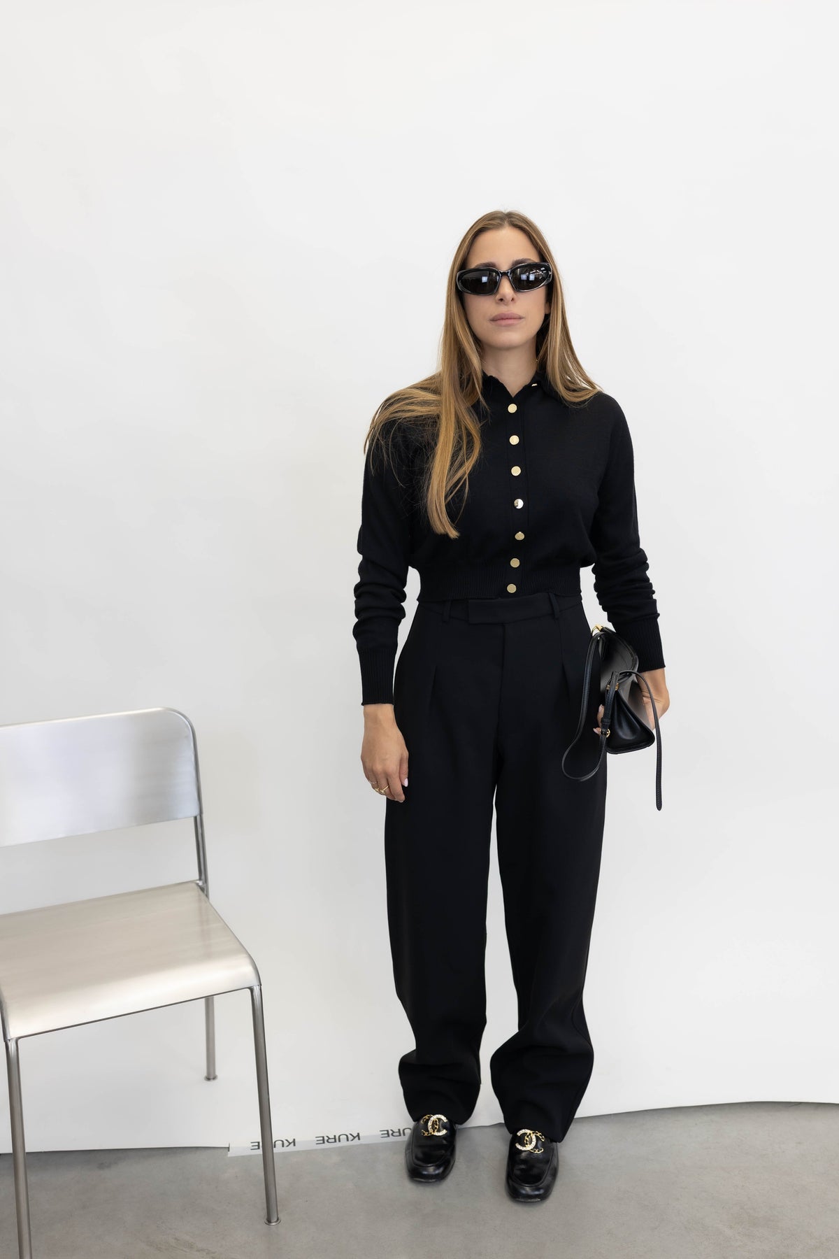 PSALM BOYISH HEAVY CREPE PANTS PANTS KURE 