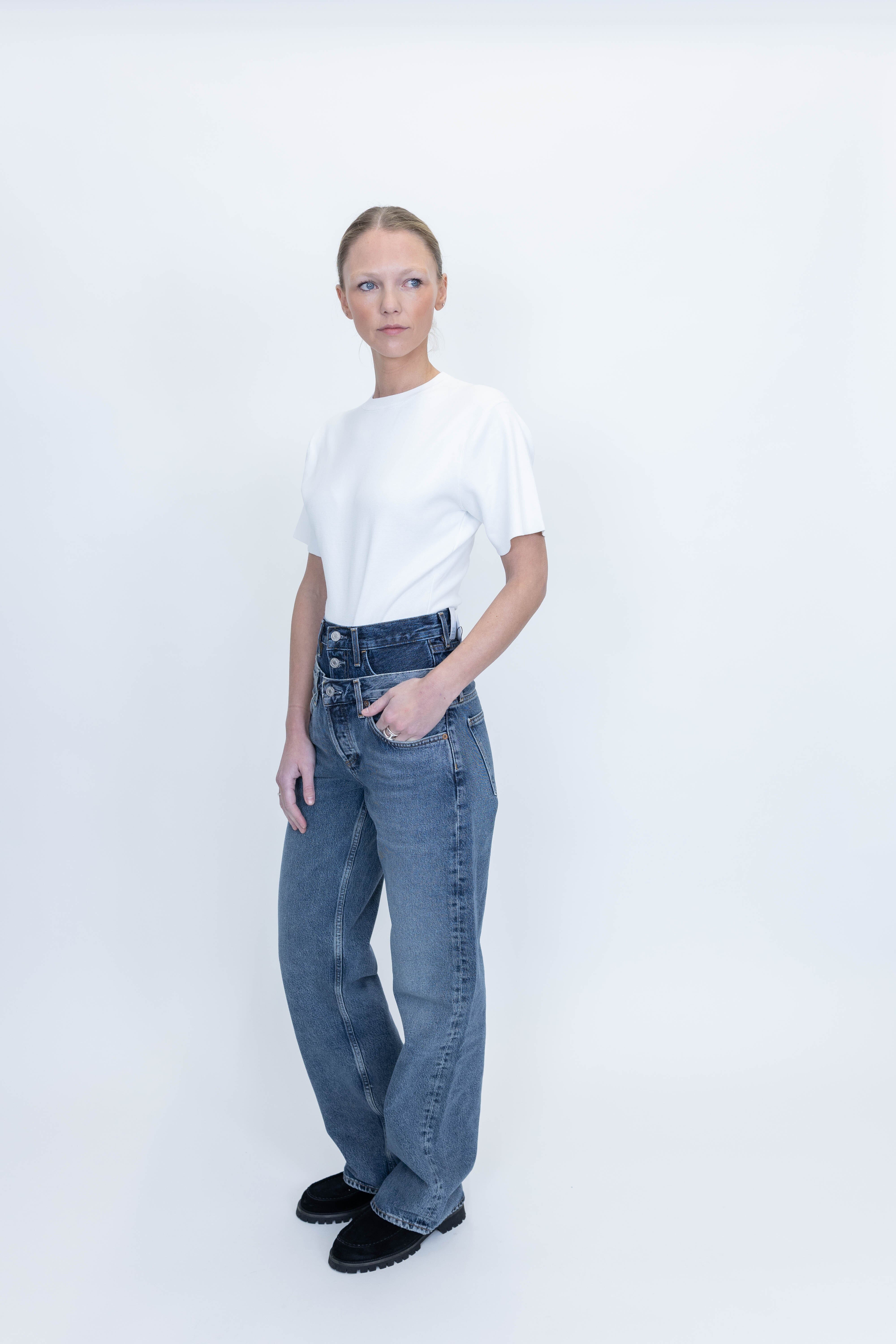 ELSON DOUBLE LAYERS JEANS JEANS AGOLDE 
