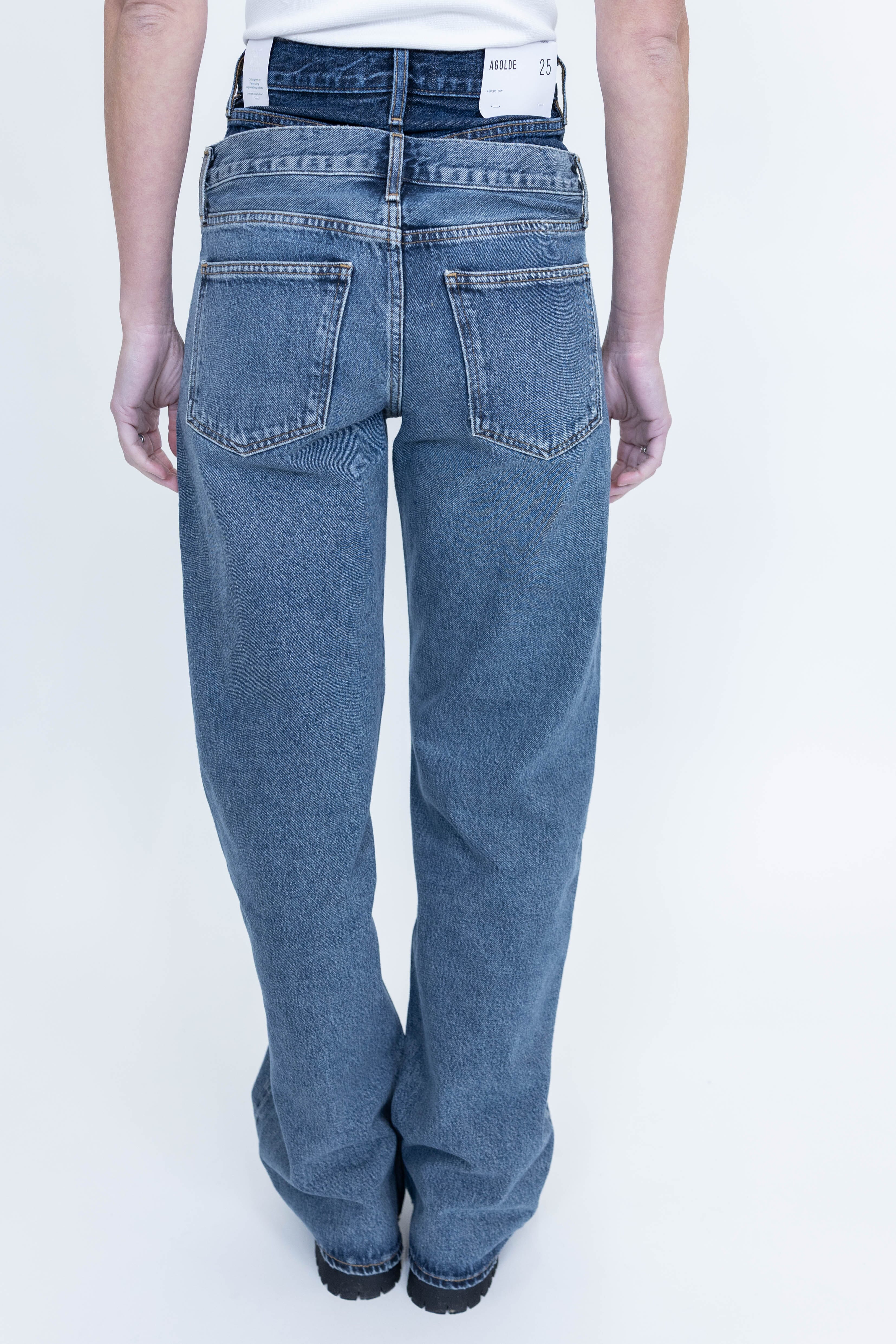 ELSON DOUBLE LAYERS JEANS JEANS AGOLDE 
