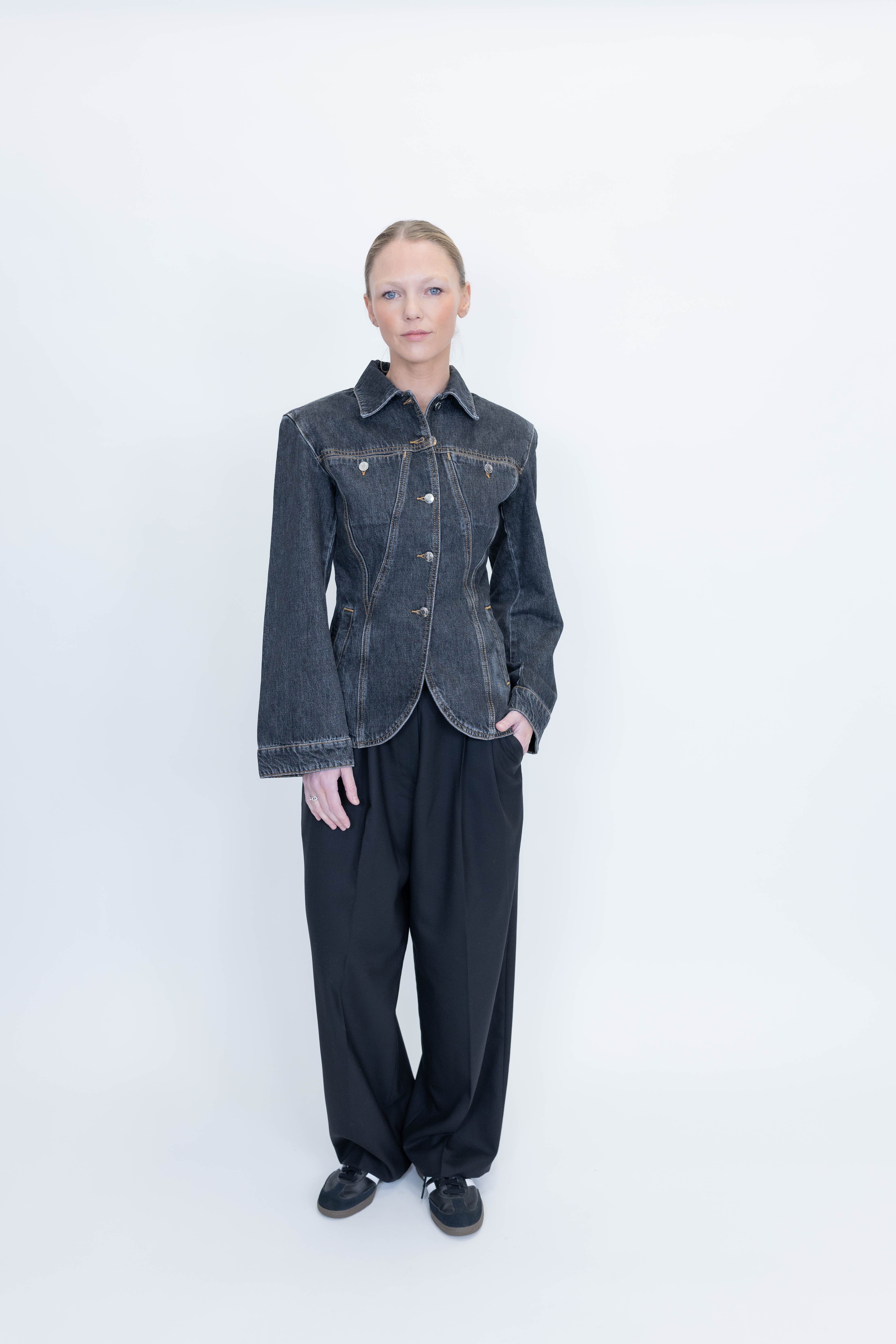 ILOAN JACKET IN STEEL DENIM JACKET IRO 