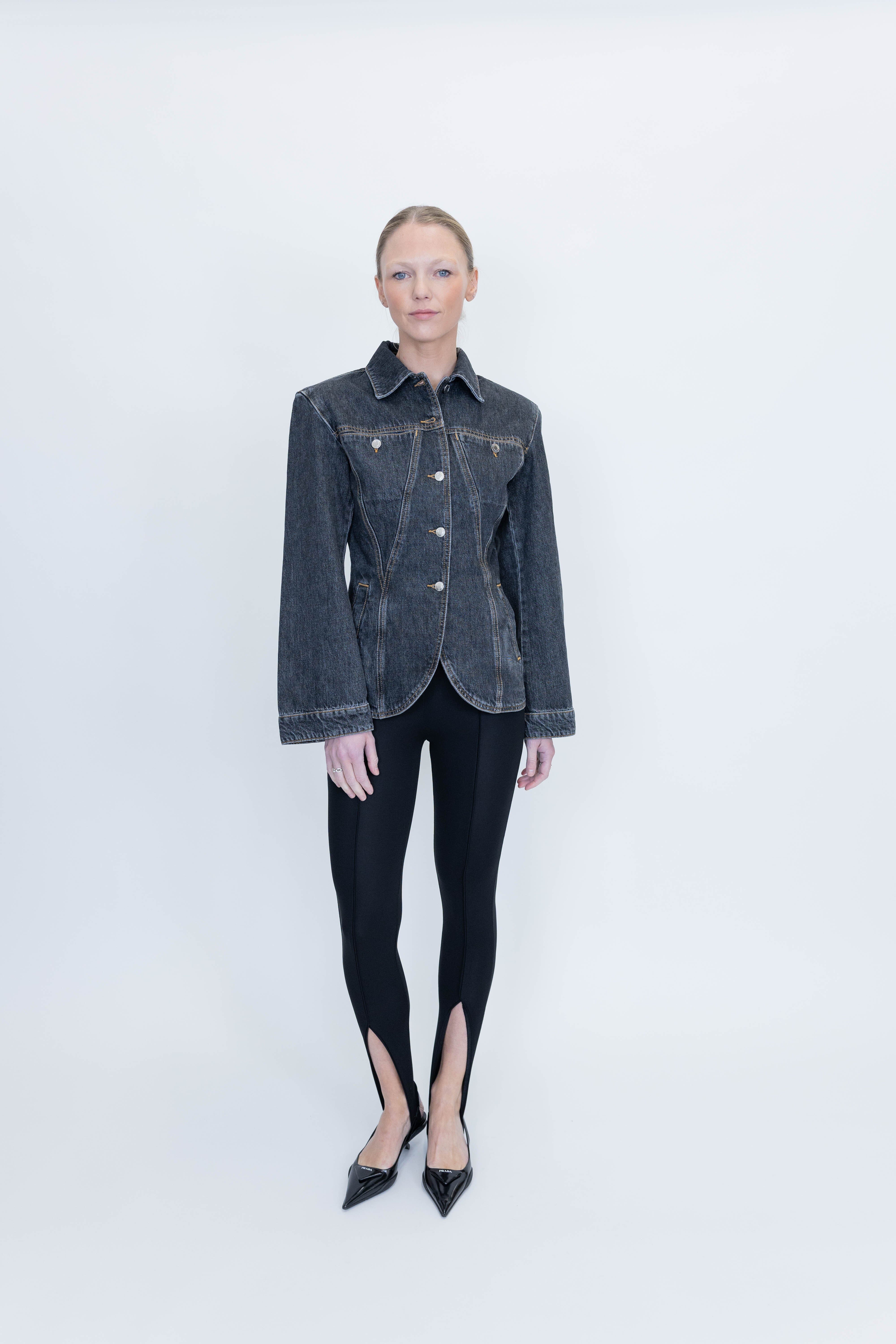 PERSEPHONE TROUSERS IN BLACK LEGGING IRO 