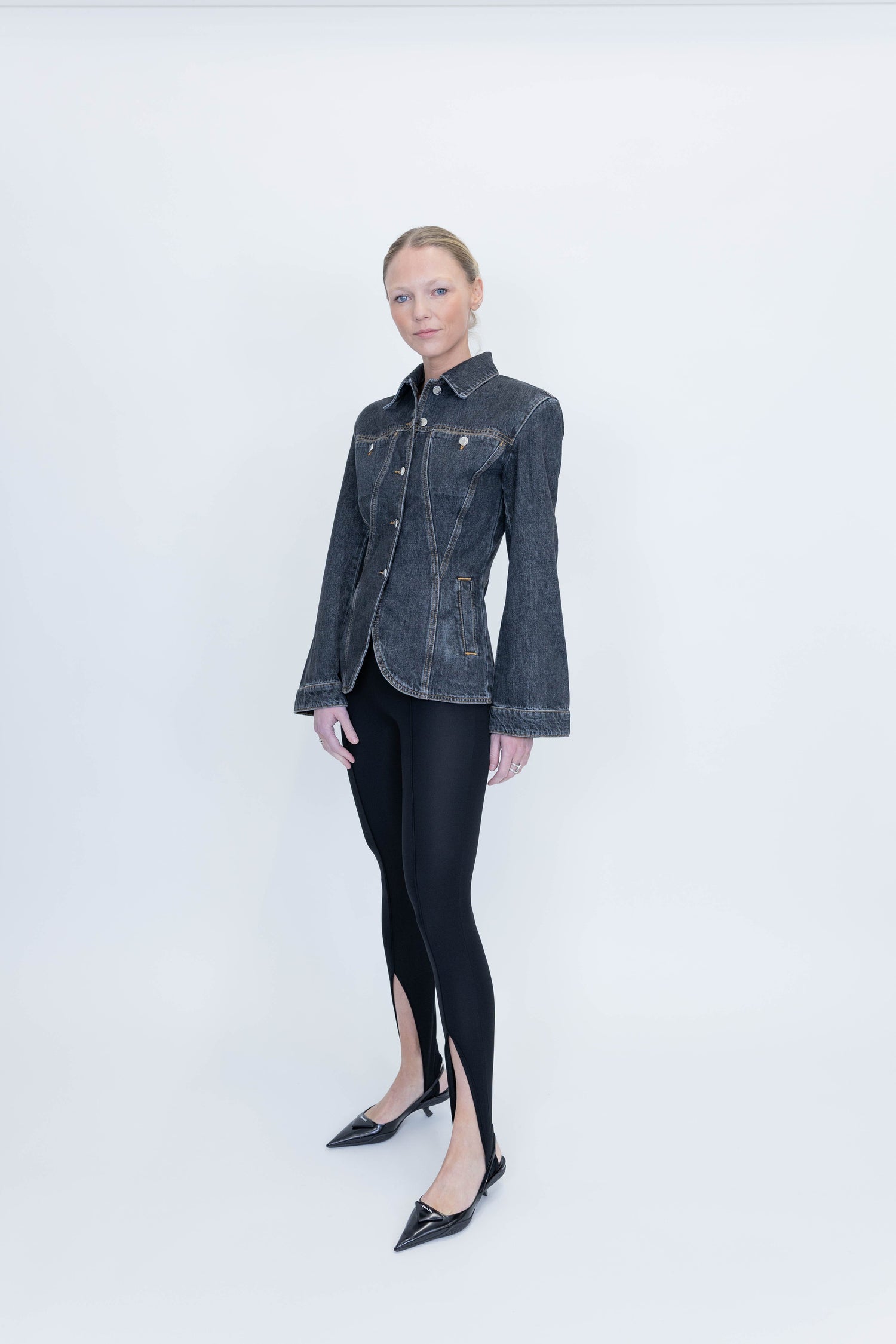 PERSEPHONE TROUSERS IN BLACK LEGGING IRO 