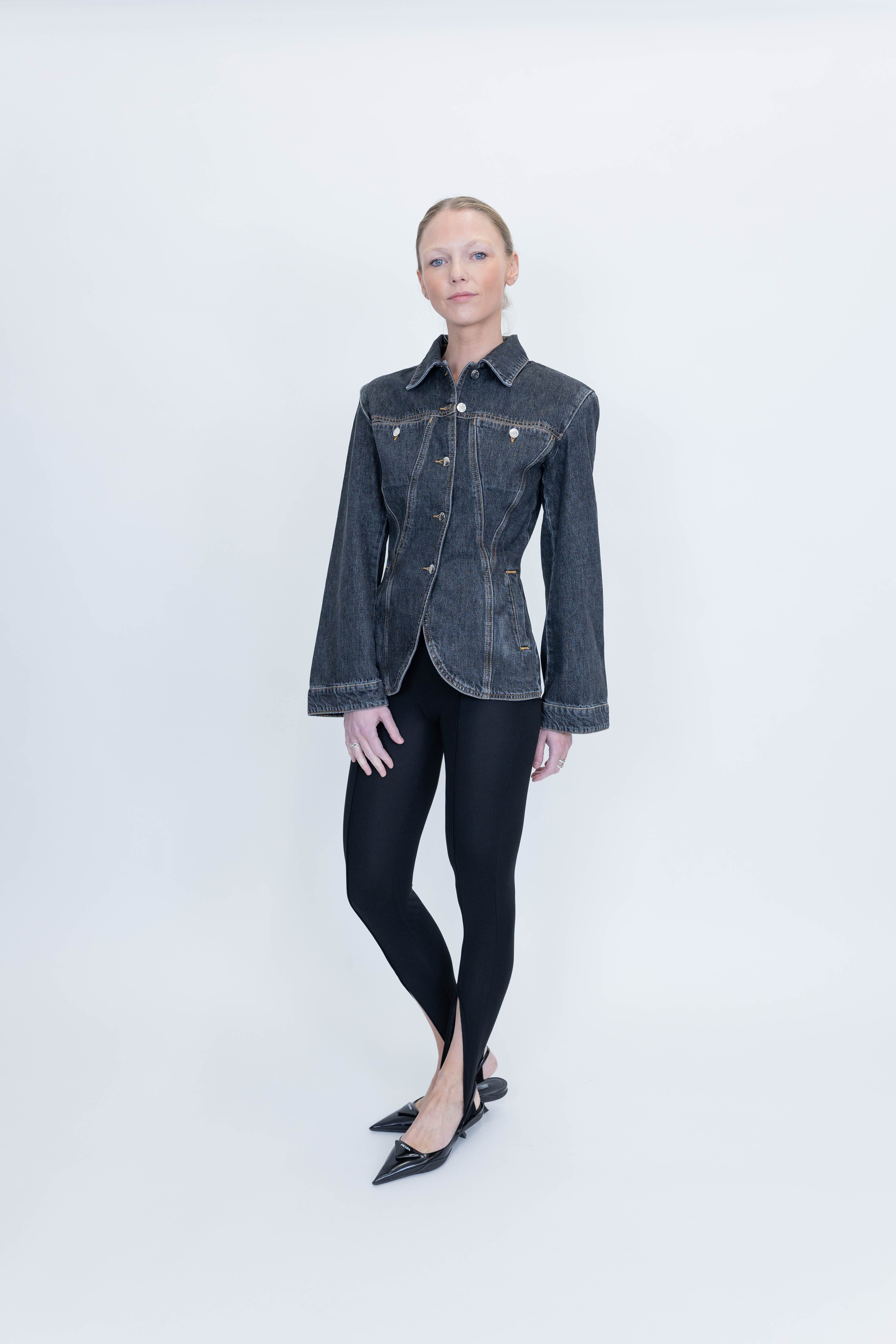 PERSEPHONE TROUSERS IN BLACK LEGGING IRO 