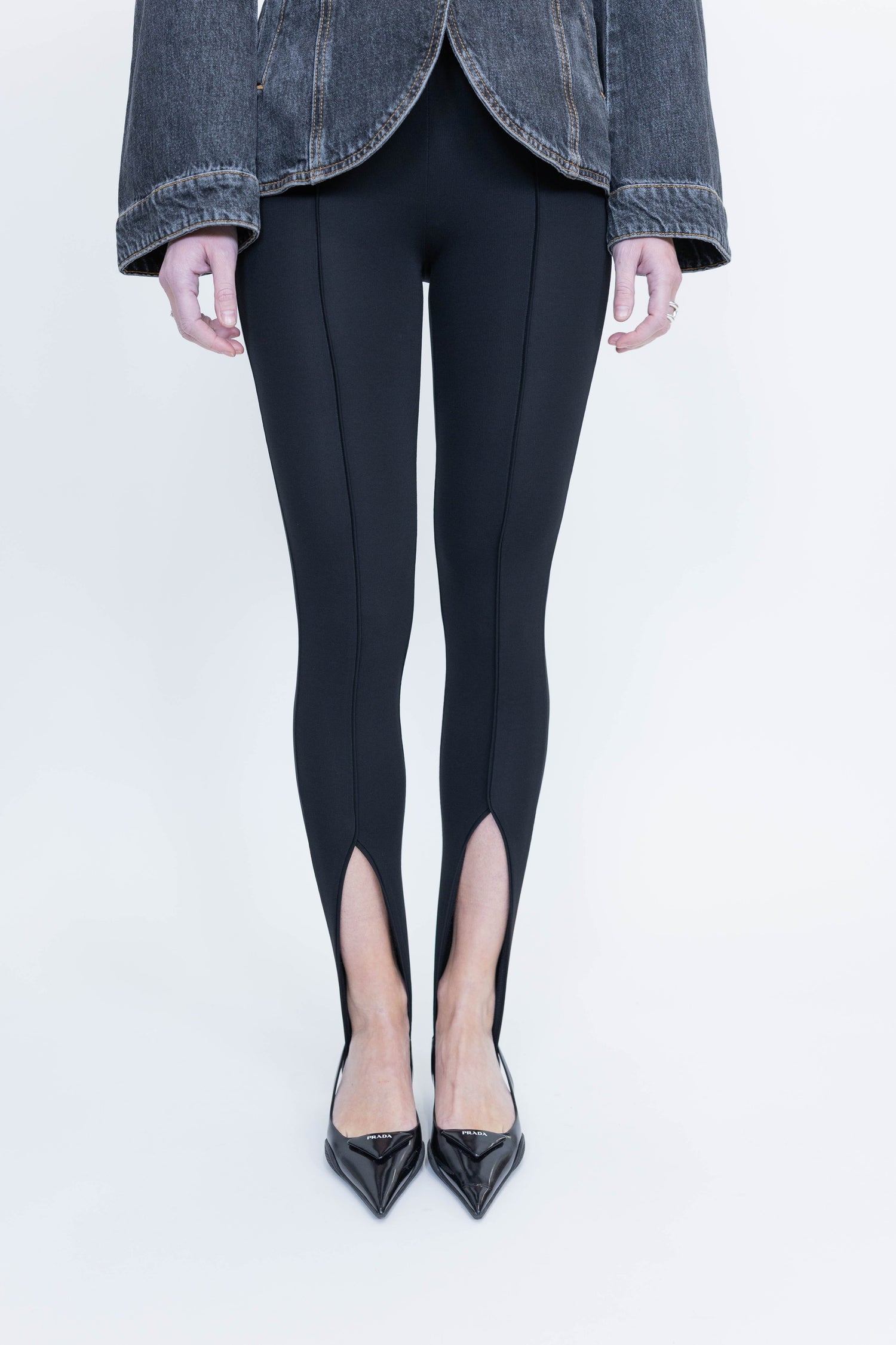 PERSEPHONE TROUSERS IN BLACK LEGGING IRO 