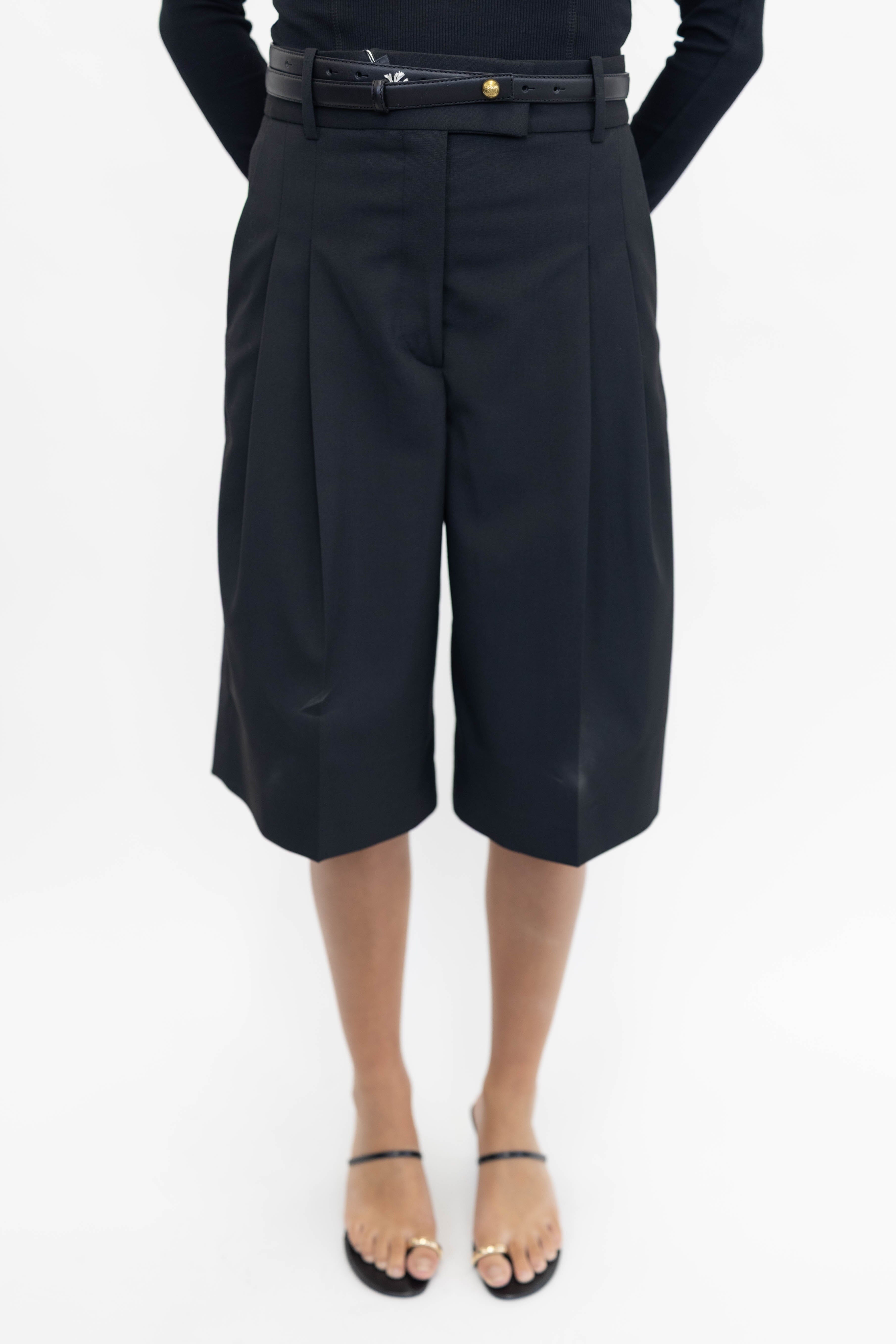CYMBARIA SHORT IN BLACK SHORT MALENE BIRGER 