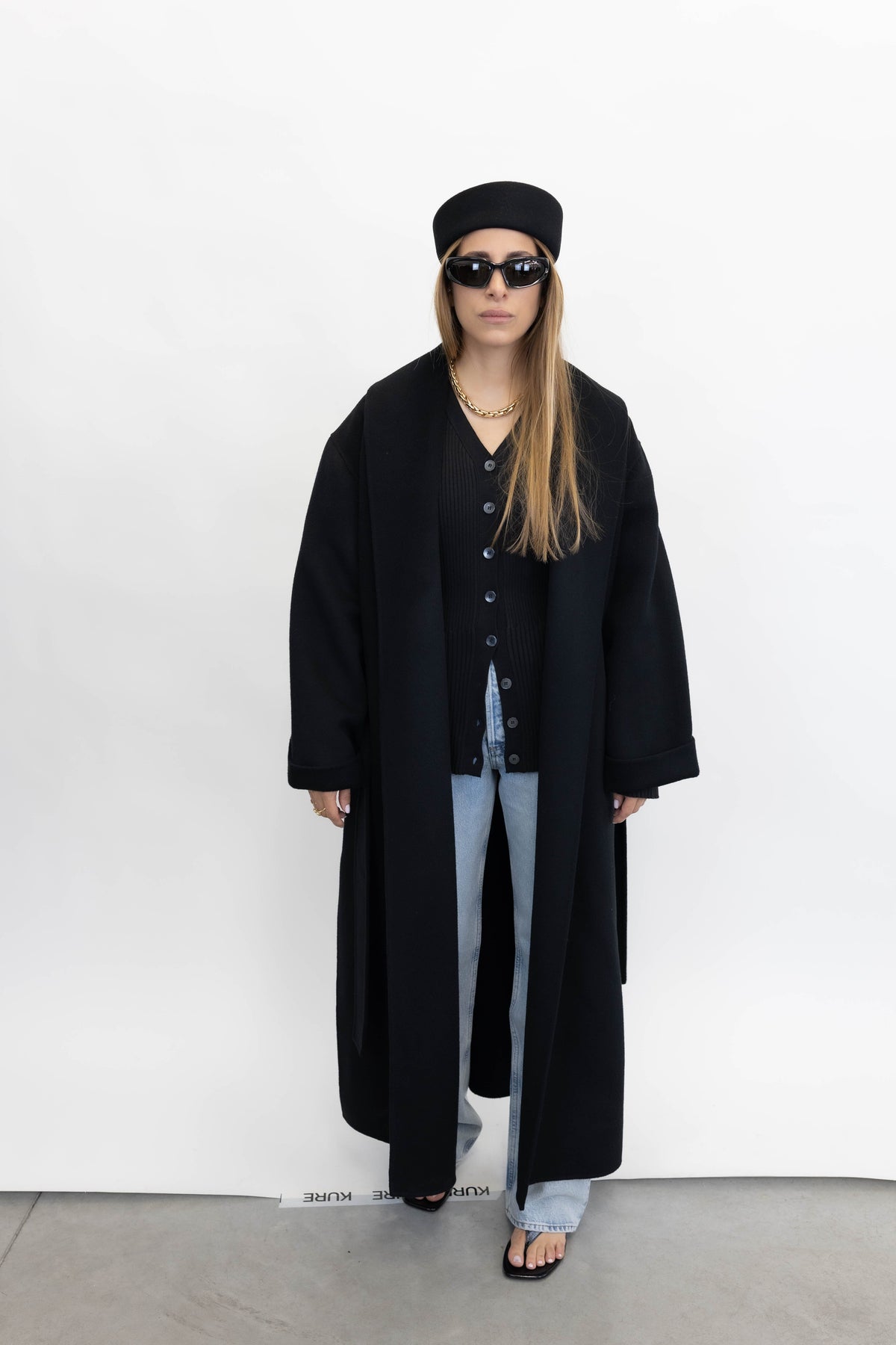 TRULLEM COAT IN BLACK COAT BY MALENE BIRGER 