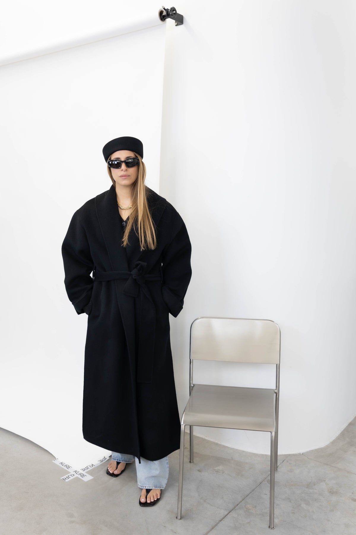 TRULLEM COAT IN BLACK COAT BY MALENE BIRGER 