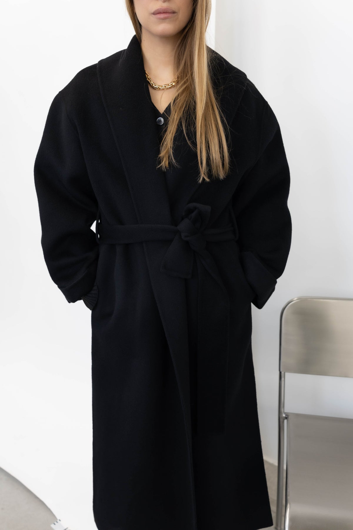 TRULLEM COAT IN BLACK COAT BY MALENE BIRGER 
