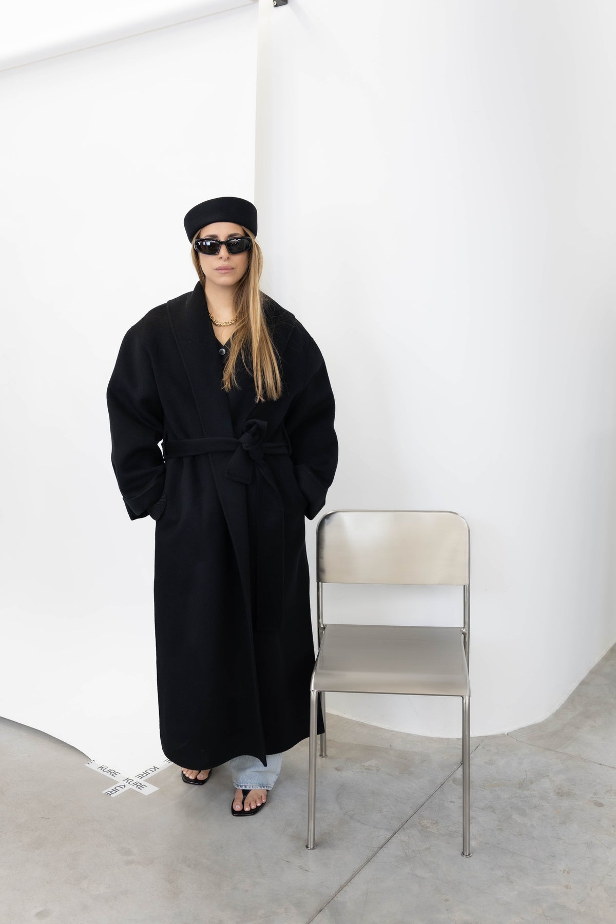 TRULLEM COAT IN BLACK COAT BY MALENE BIRGER 