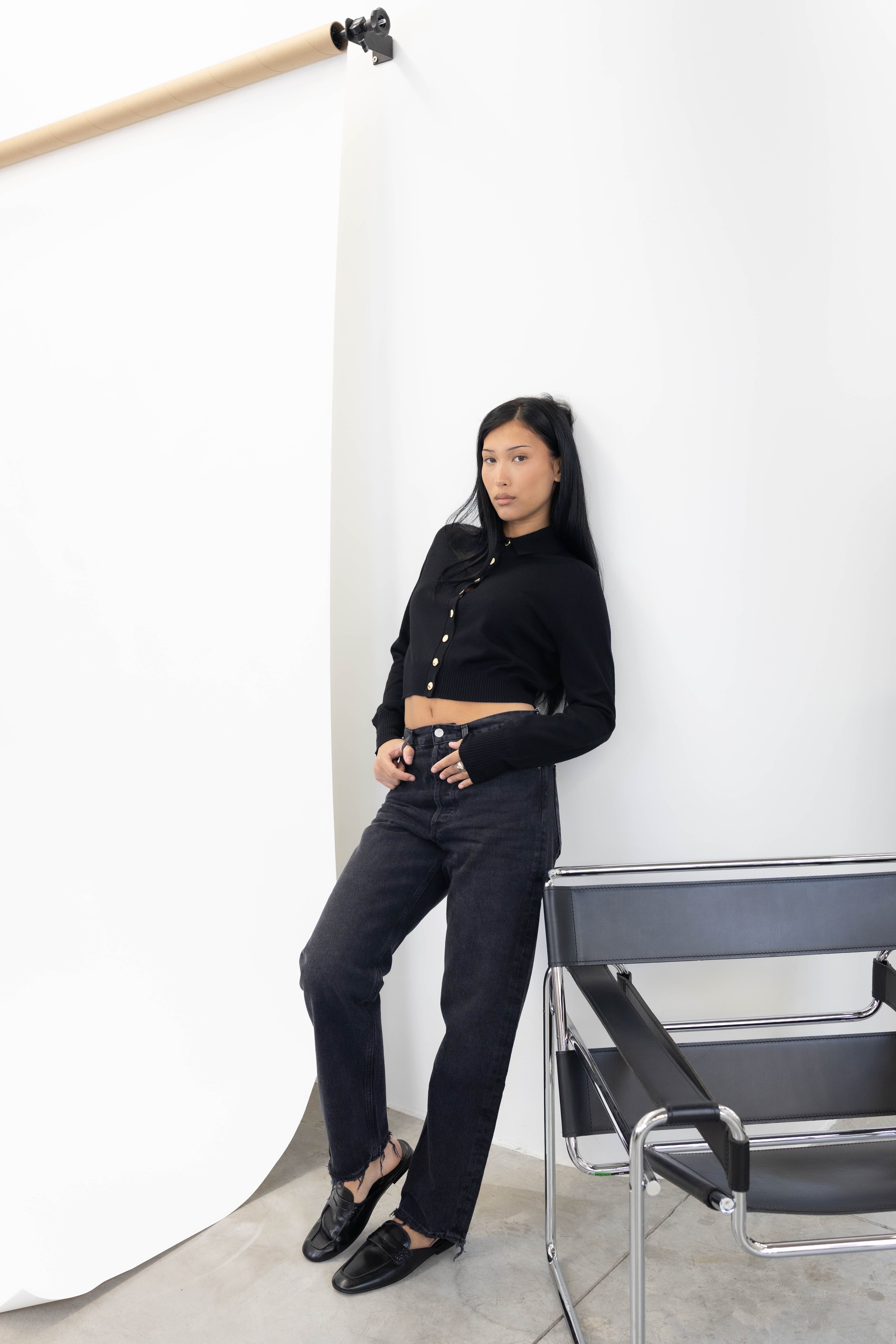 LIRICA WOOL CARDIGAN IN BLACK CARDIGAN MAXMARA 