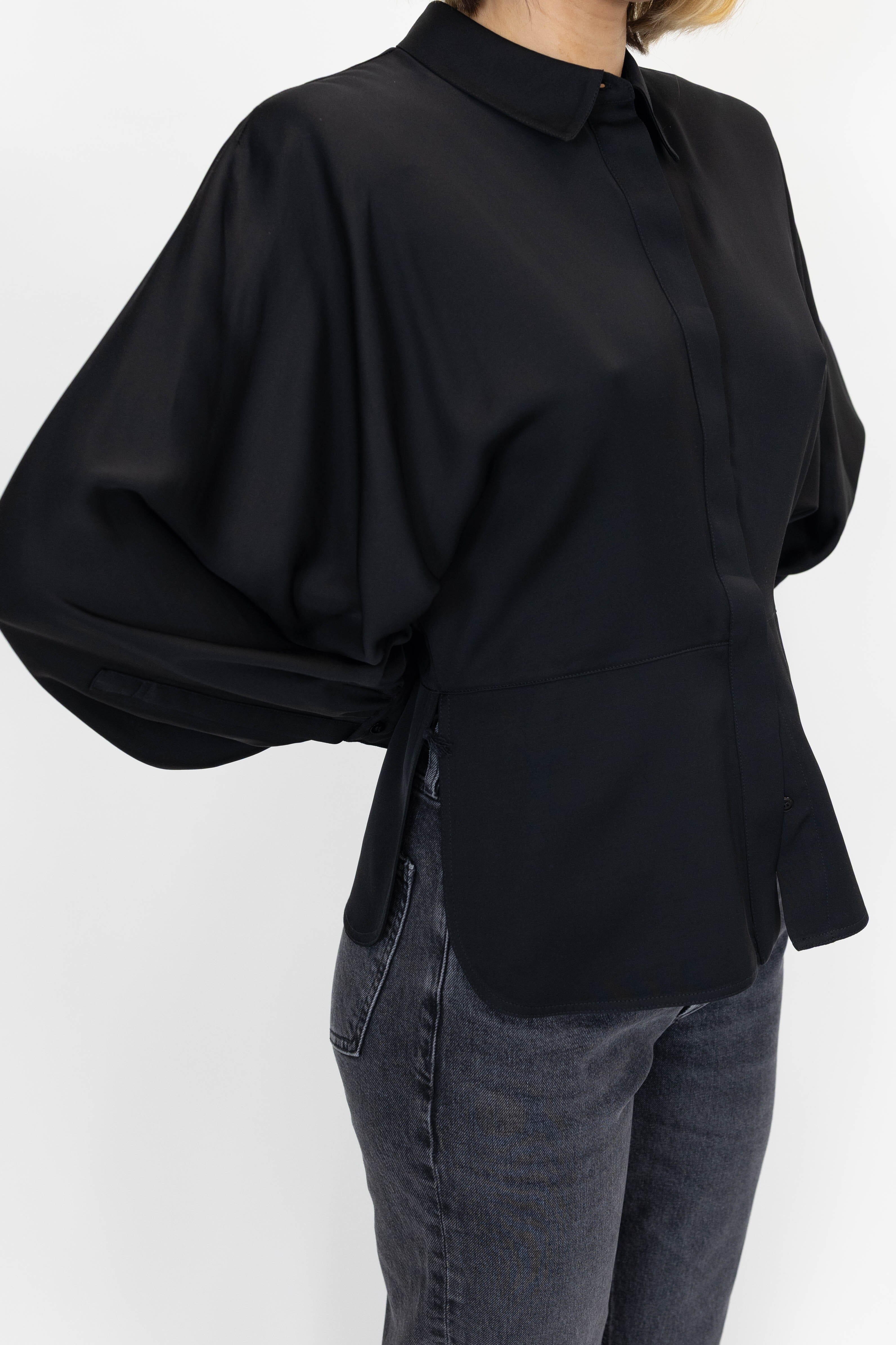 UDONIA SHIRT IN BLACK SHIRT IRO 