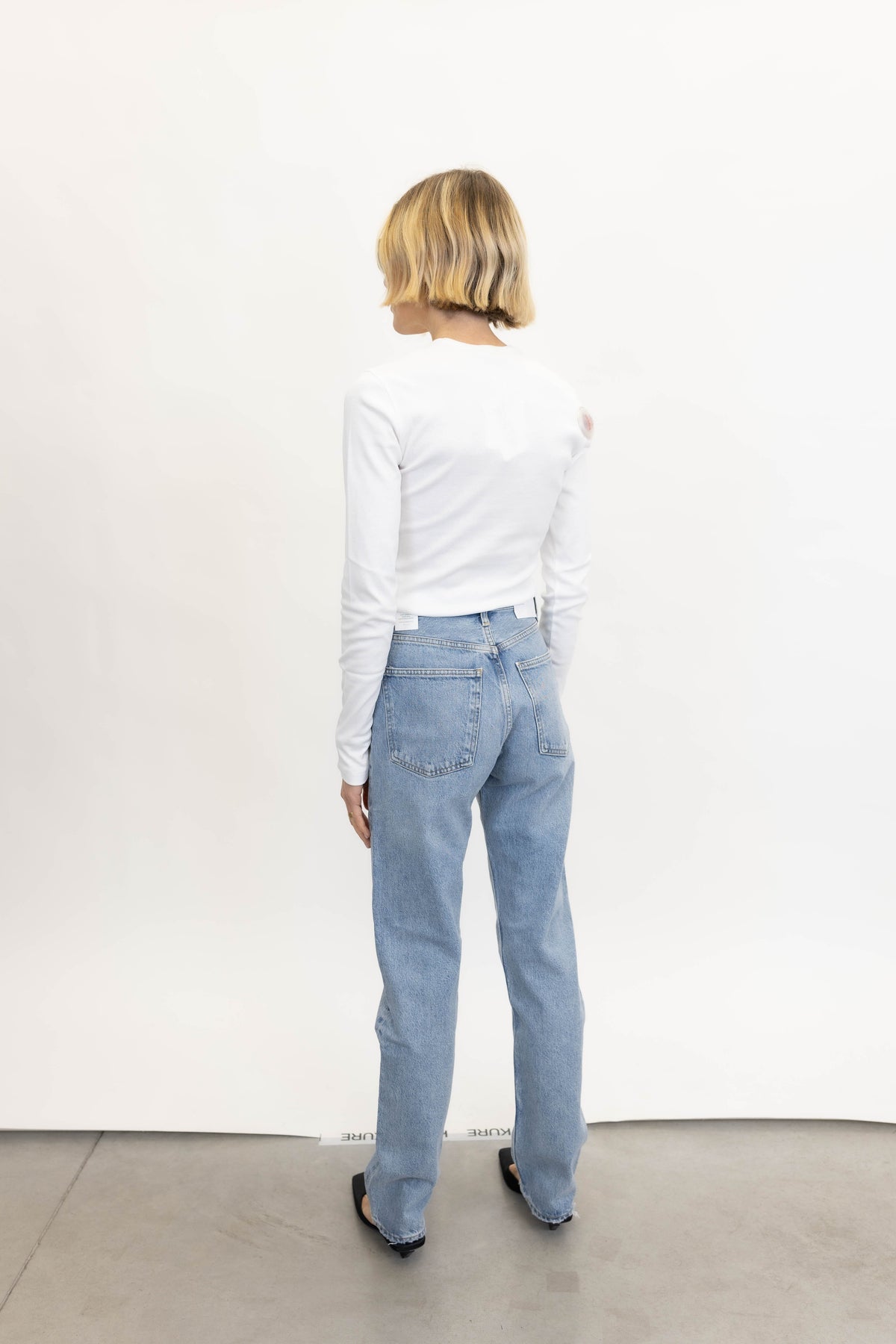 90’S PINCH WAIST LONG IN STAGE JEANS AGOLDE 