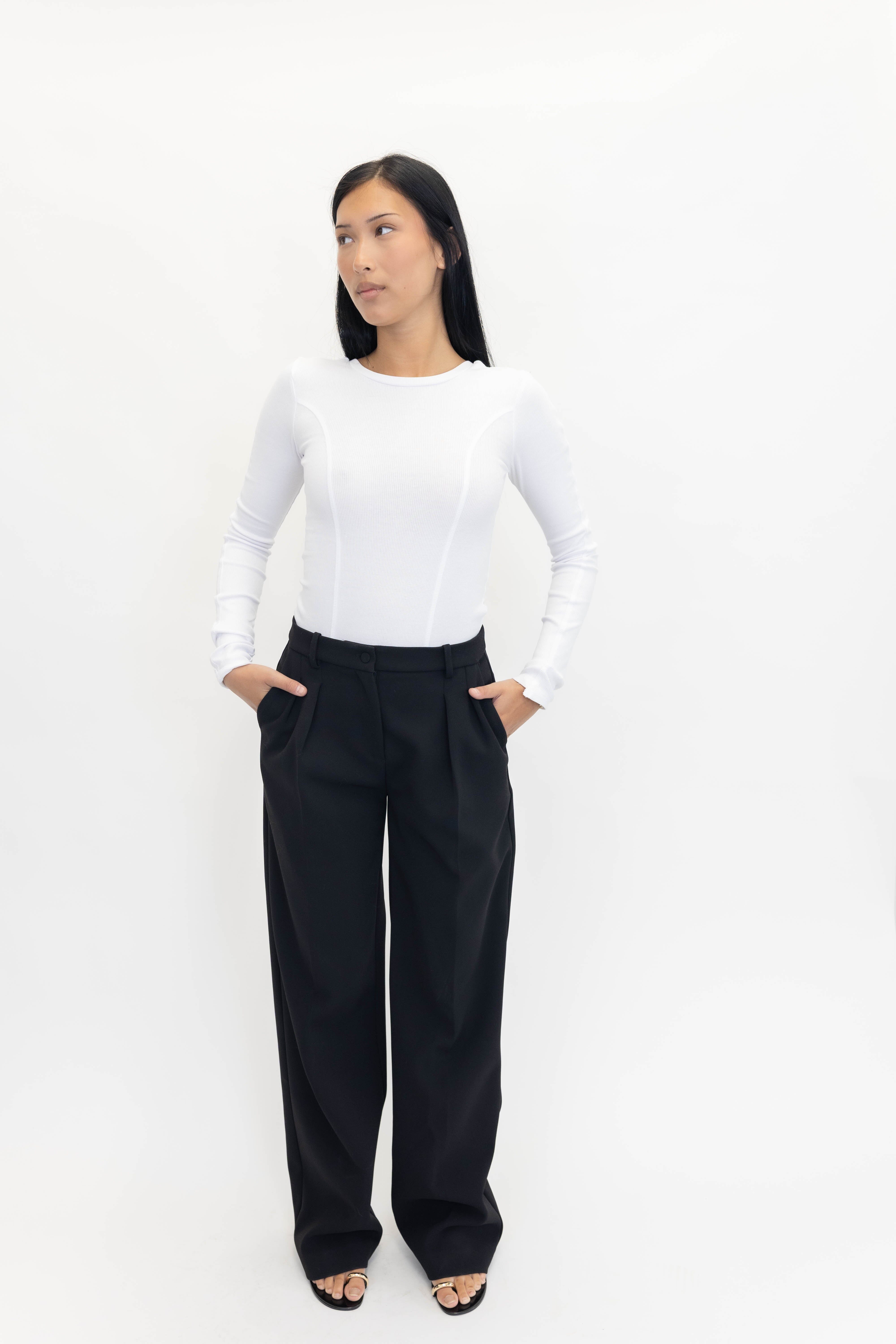 IRINE LS TOP IN BRIGHT WHITE TOP WON HUNDRED 